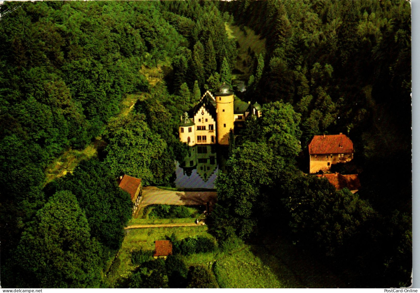 51577 - Deutschland - Mespelbrunn , Wasserschloß , Spessart - Gelaufen 1980 - Aschaffenburg