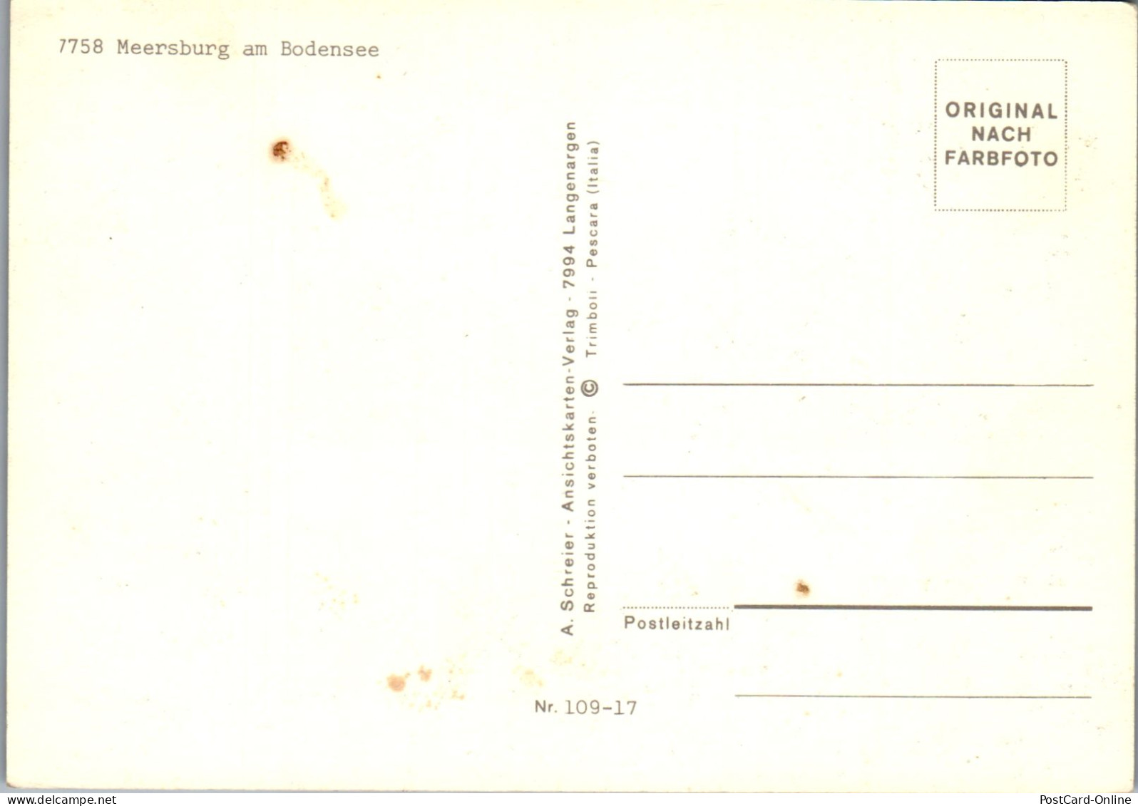 51570 - Deutschland - Meersburg , Am Bodensee , Mehrbildkarte - Nicht Gelaufen  - Meersburg