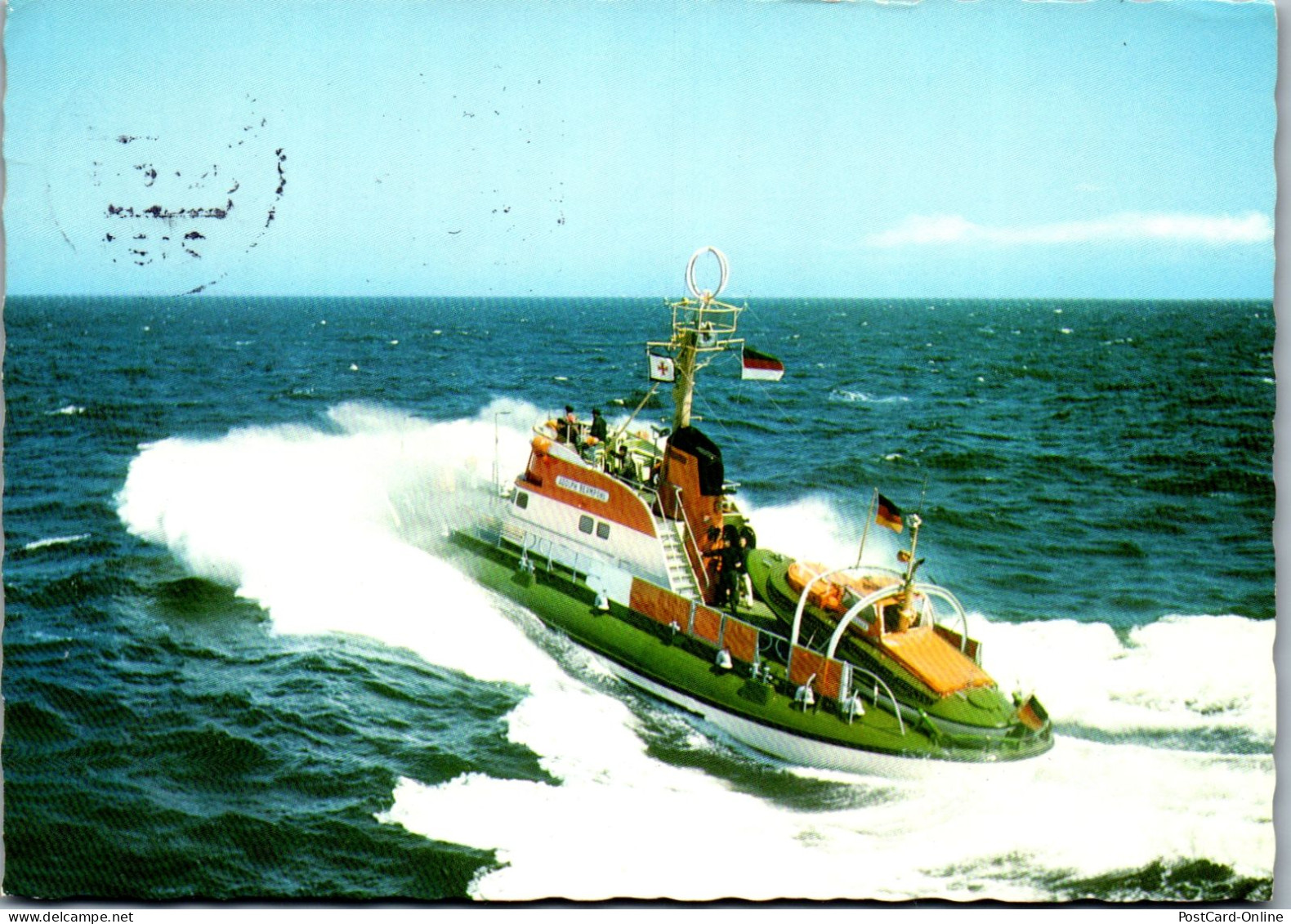 51551 - Deutschland - Helgoland , Seenotrettungskreuzer Der Deutschen Rettung Schiffbrüchiger - Gelaufen 1981 - Autres & Non Classés