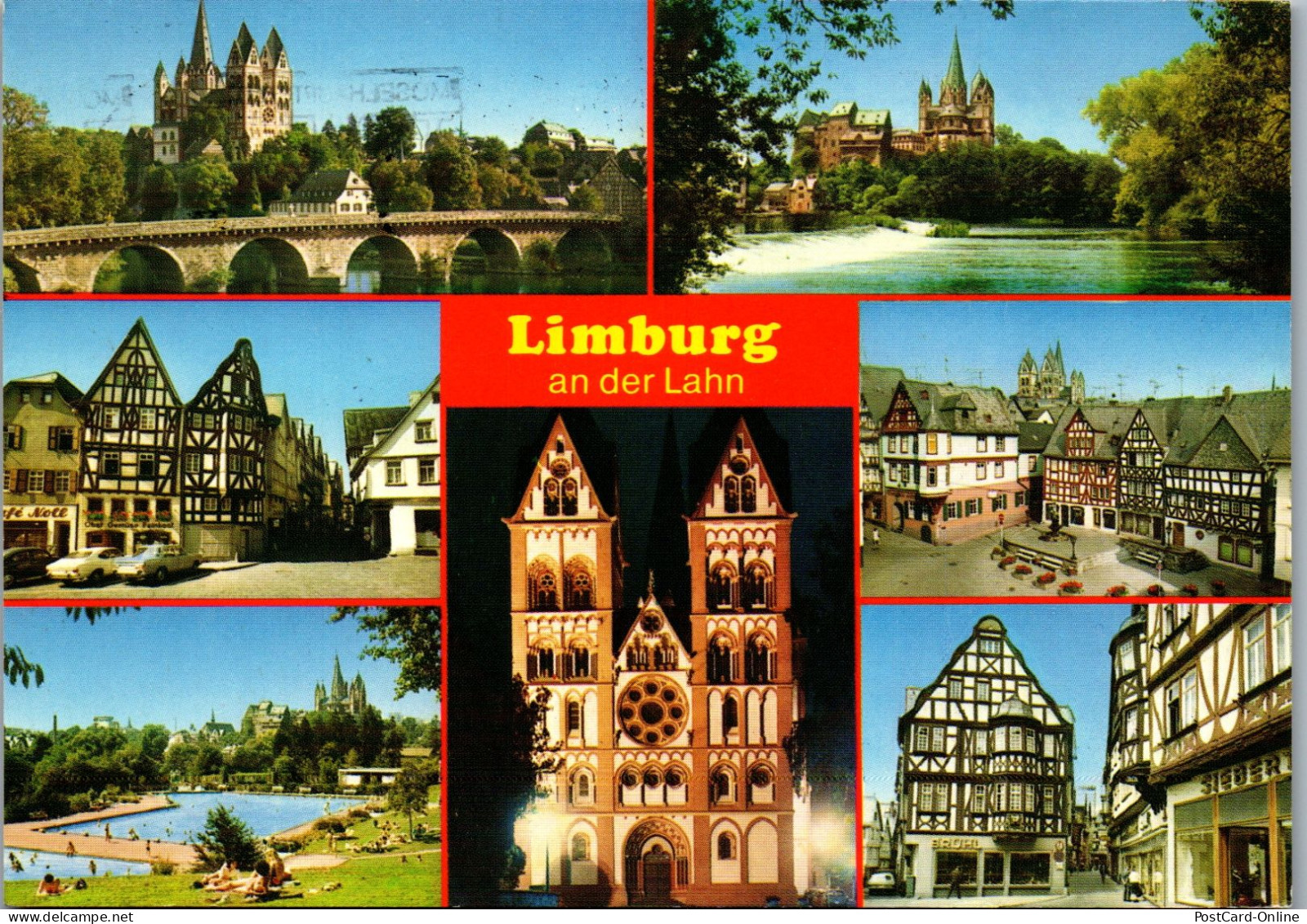 51542 - Deutschland - Limburg , An Der Lahn , Mehrbildkarte - Gelaufen 1988 - Limburg