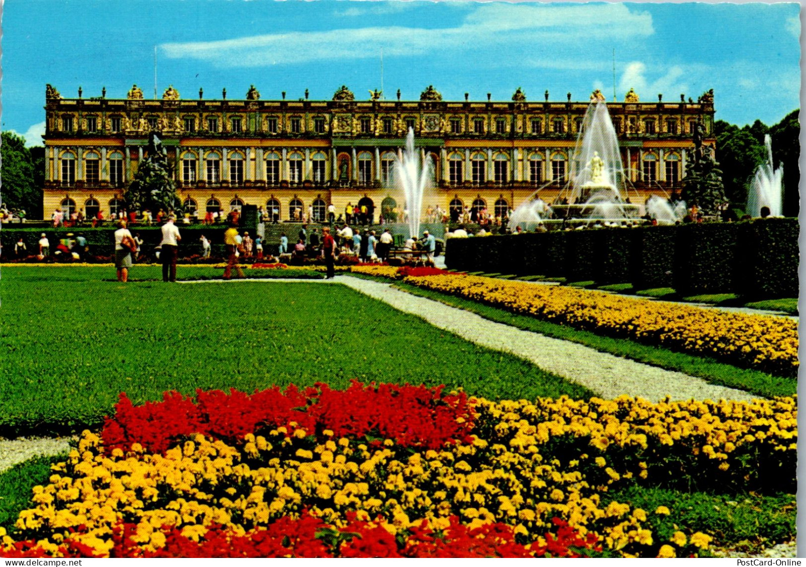 51538 - Deutschland - Herrenchiemsee , Gartenanlage Mit Plastiken Und Brunnen - Nicht Gelaufen  - Chiemgauer Alpen