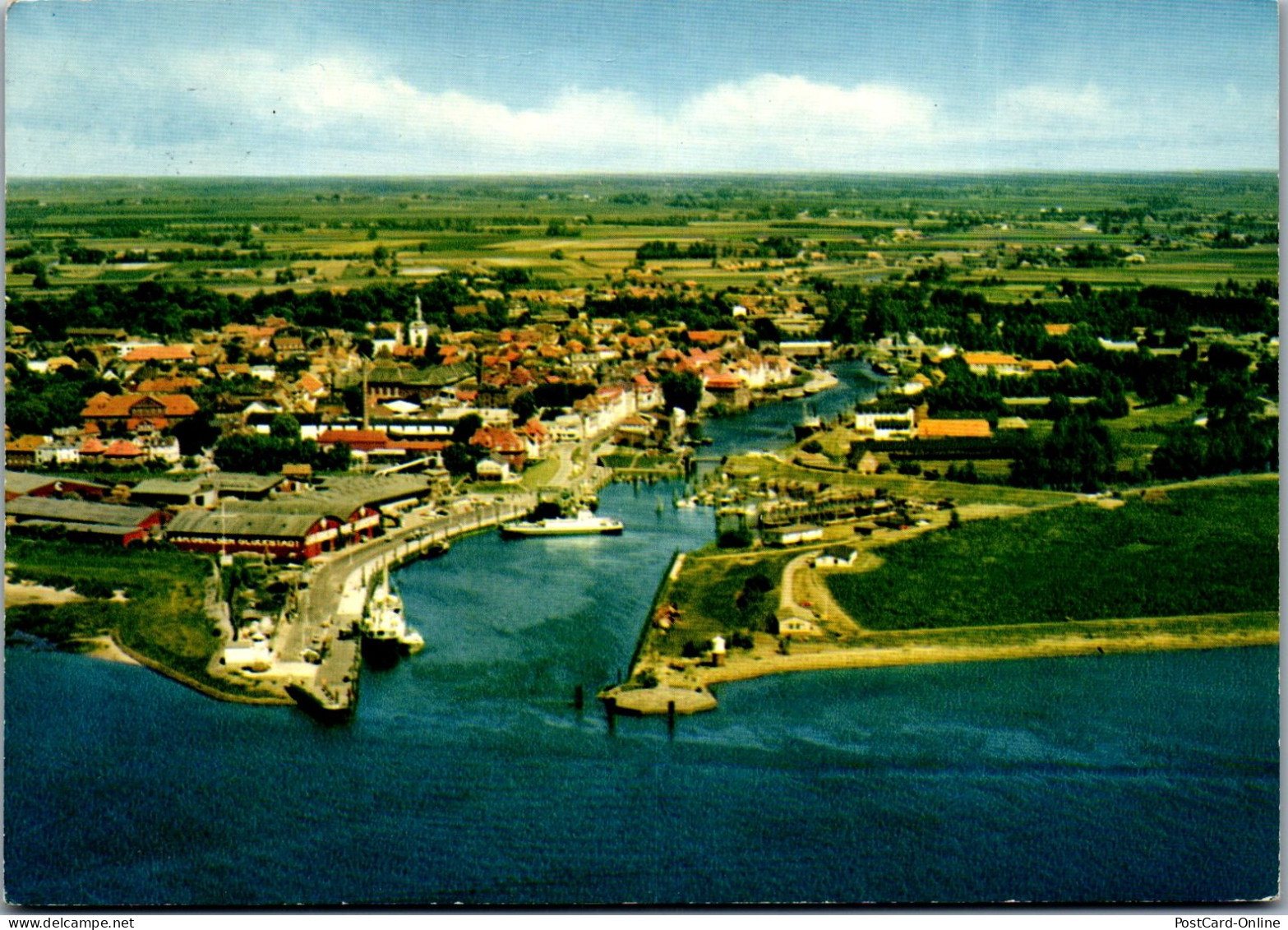 51516 - Deutschland - Glückstadt , Elbe , Panorama - Gelaufen 1973 - Glückstadt