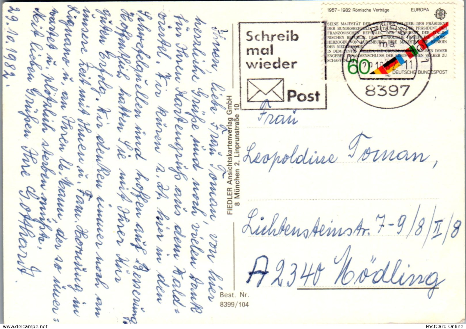 51521 - Deutschland - Bad Füssing , Thermalbad - Gelaufen 1982 - Bad Fuessing