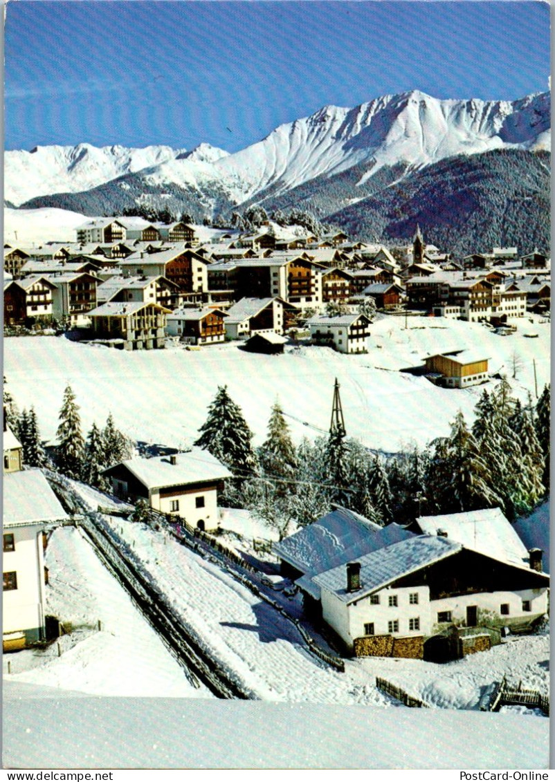 51498 - Tirol - Serfaus , Oberinntal , Sonnenterrasse , Winter - Gelaufen  - Landeck