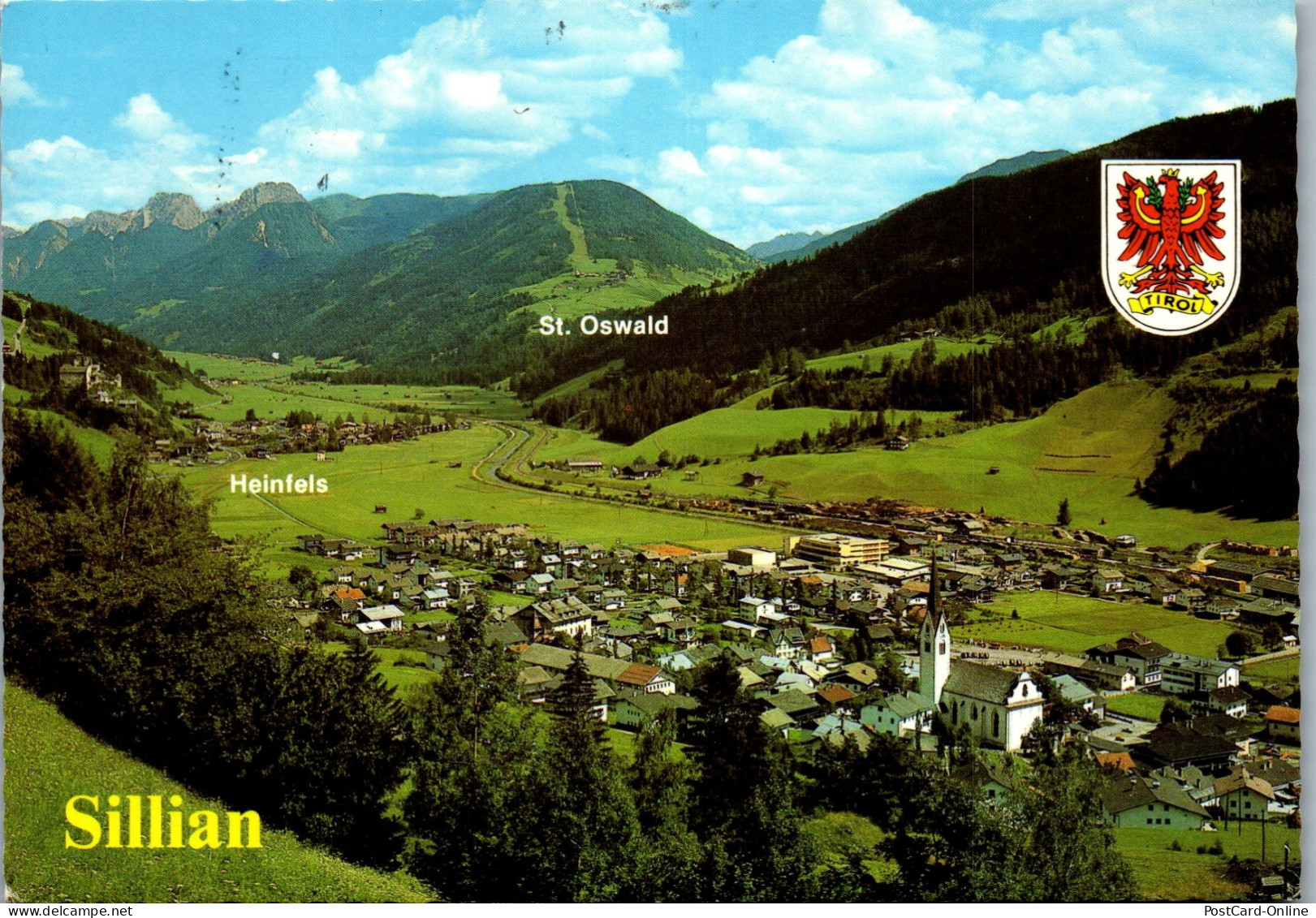 51504 - Tirol - Sillian , Heinfels , St. Oswald , Panorama , Pustertal - Gelaufen 1984 - Sillian