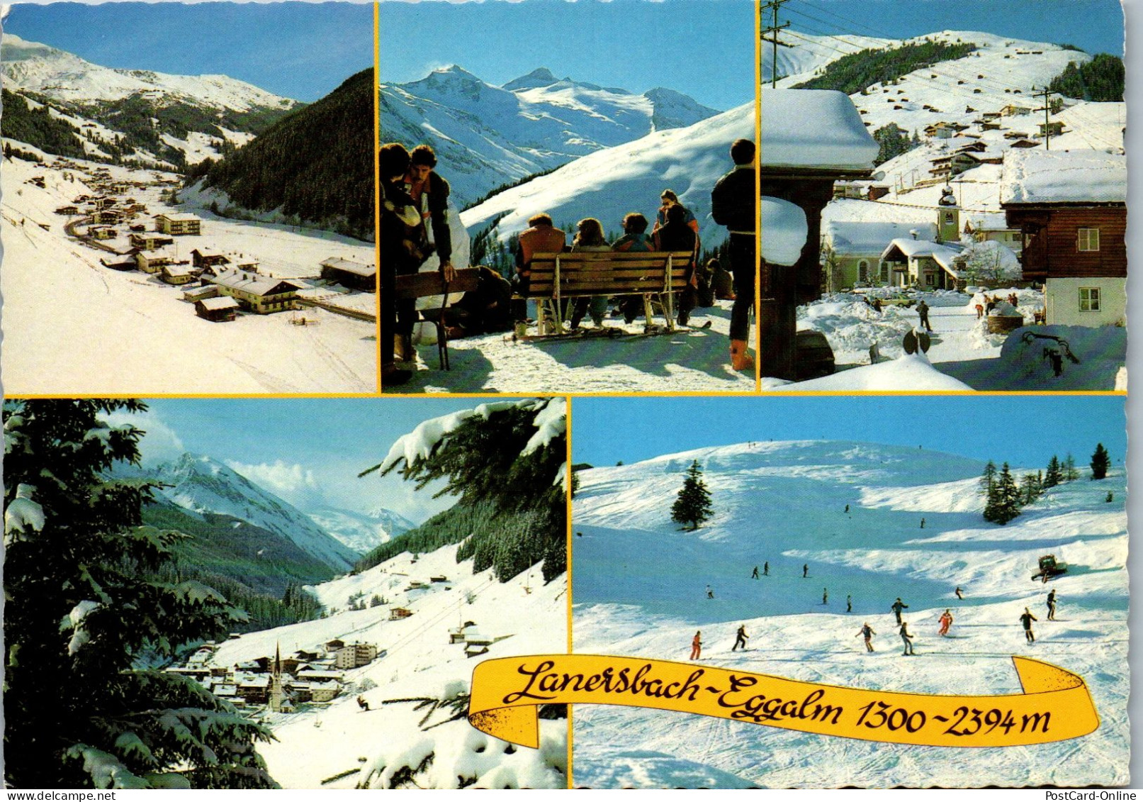 51489 - Tirol - Lanersbach , Eggalm , Zillertal , Mehrbildkarte - Gelaufen 1982 - Zillertal