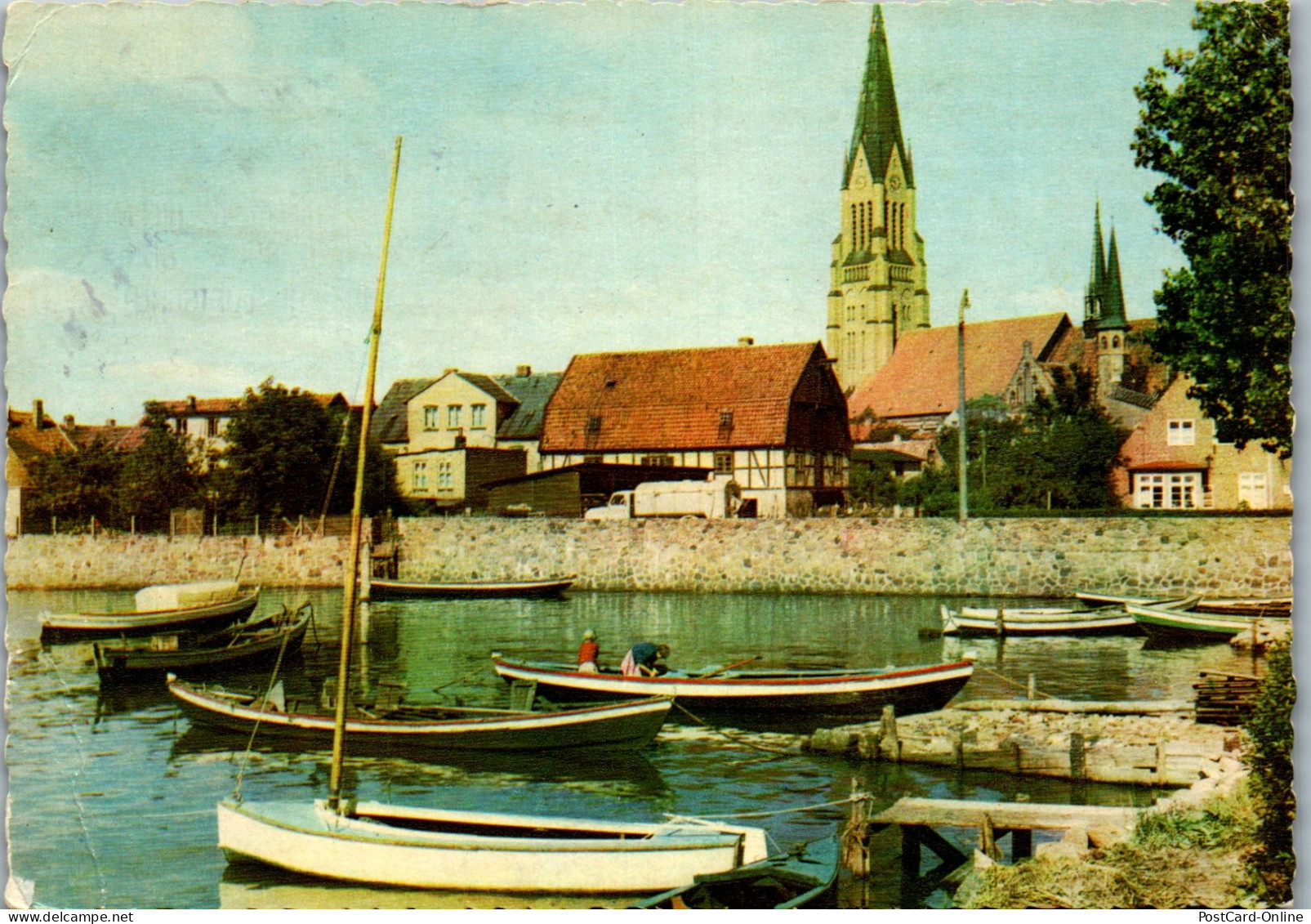 51449 - Deutschland - Schleswig A. D. Schlei , Holm Und Dom - Gelaufen 1961 - Schleswig