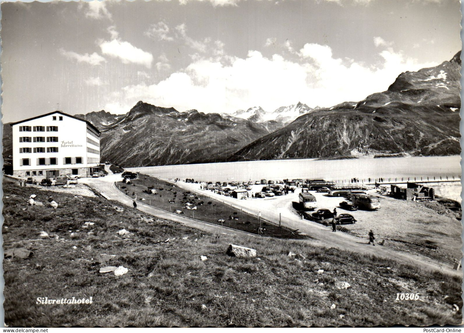 51451 - Vorarlberg - Montafon , Hotel Silvrettasee , Silvrettahotel - Gelaufen 1963 - Sonstige & Ohne Zuordnung