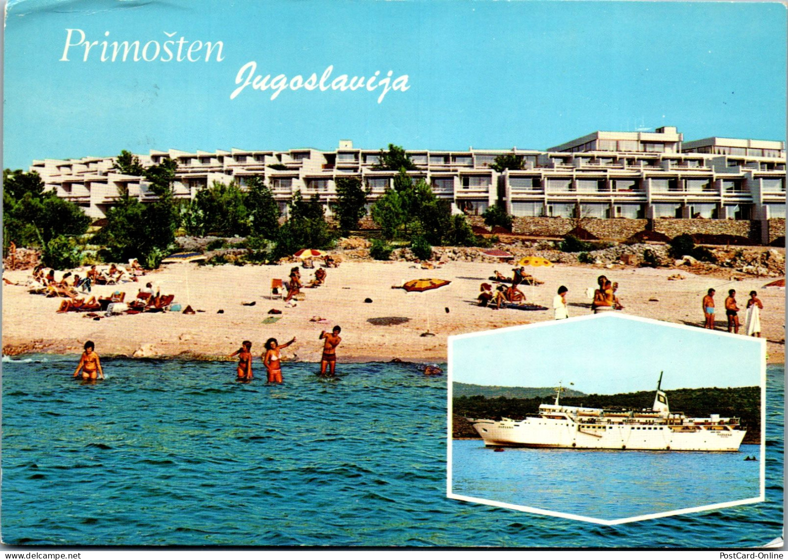 51427 - Kroatien - Primosten , Hotel , View - Gelaufen 1980 - Croatia