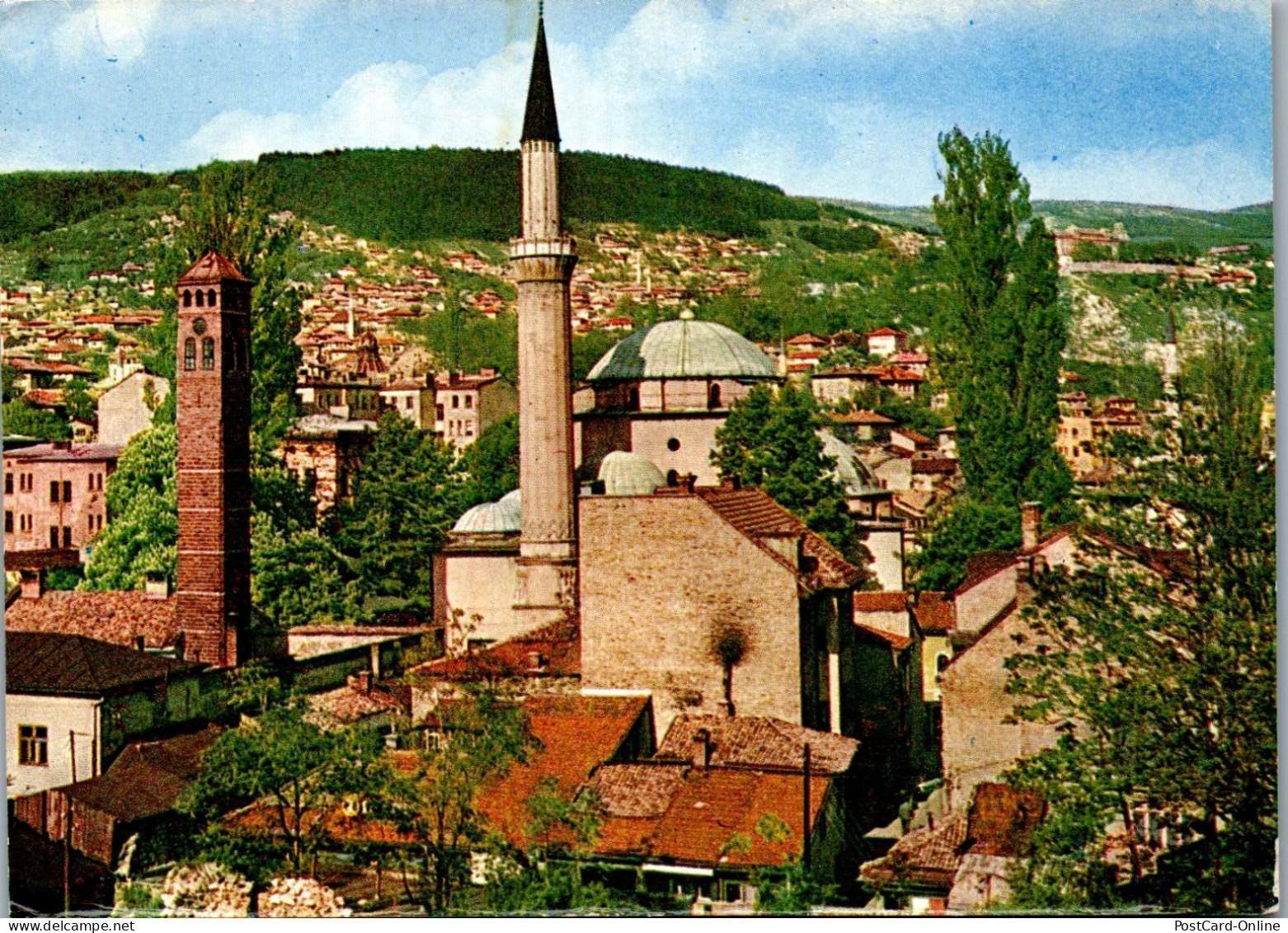 51403 - Bosnien Herzegovina - Sarajevo , Panorama - Gelaufen 1965 - Bosnia Erzegovina