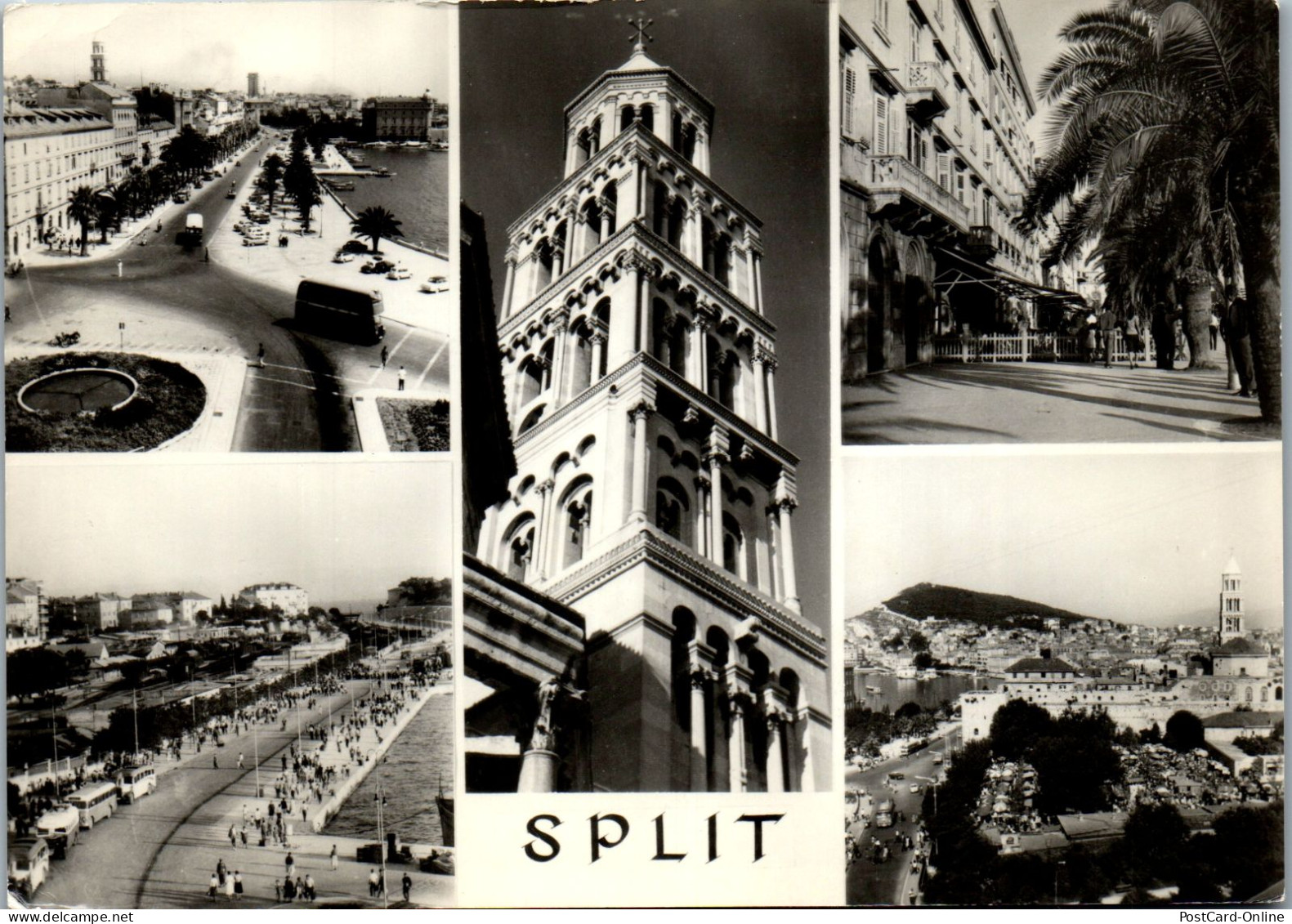 51397 - Kroatien - Split , Mehrbildkarte - Gelaufen 1963 - Croatia