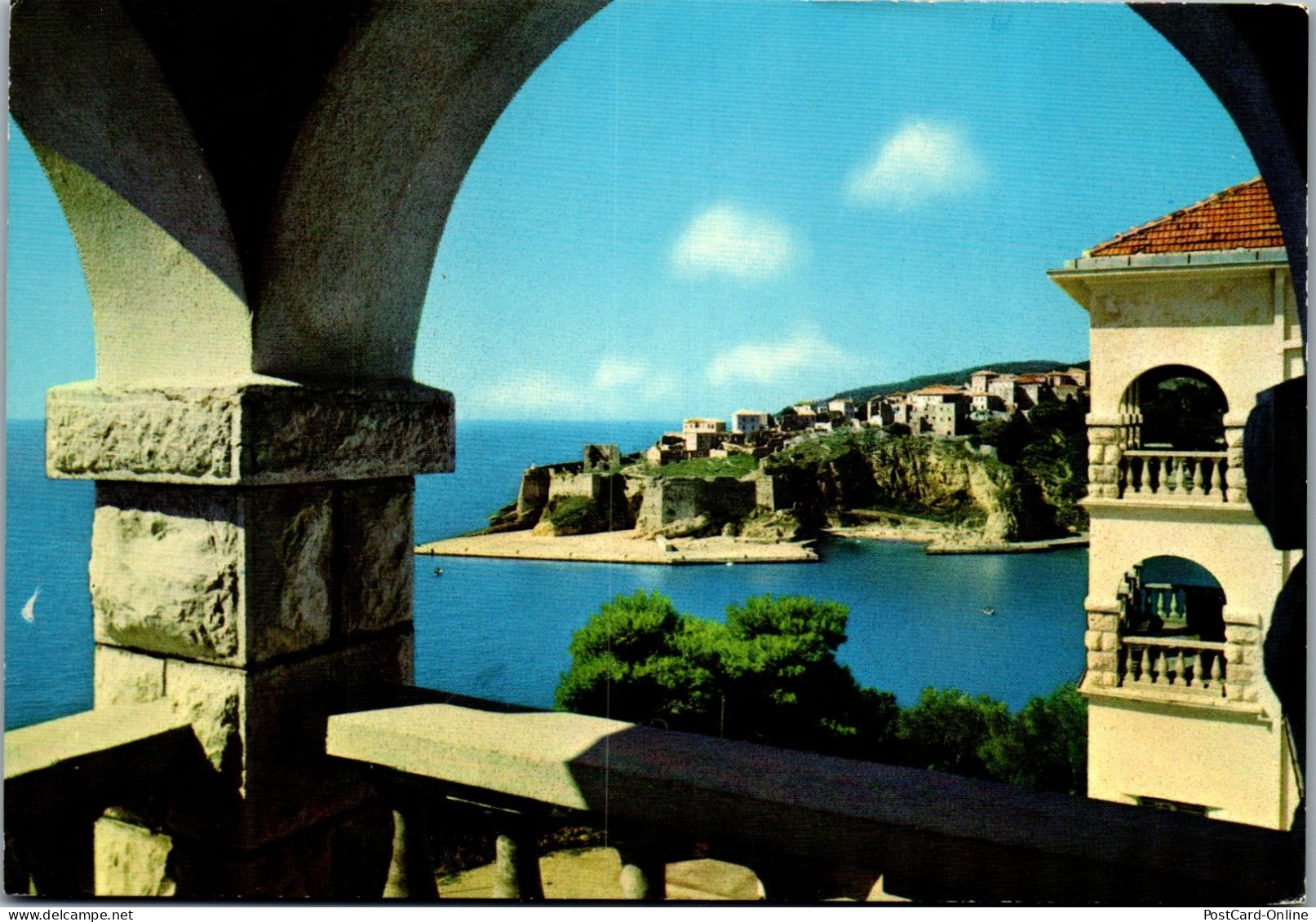 51385 - Montenegro - Ulcinj , Hotel Jadran I Stari Grad - Gelaufen 1967 - Montenegro