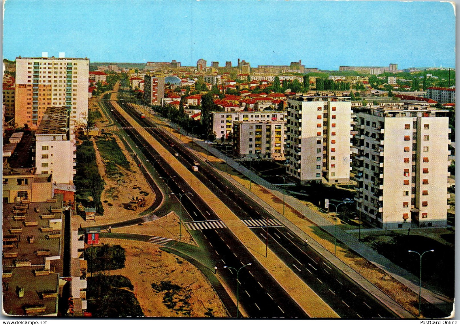 51376 - Nordmazedonien - Skopje , View - Gelaufen  - North Macedonia