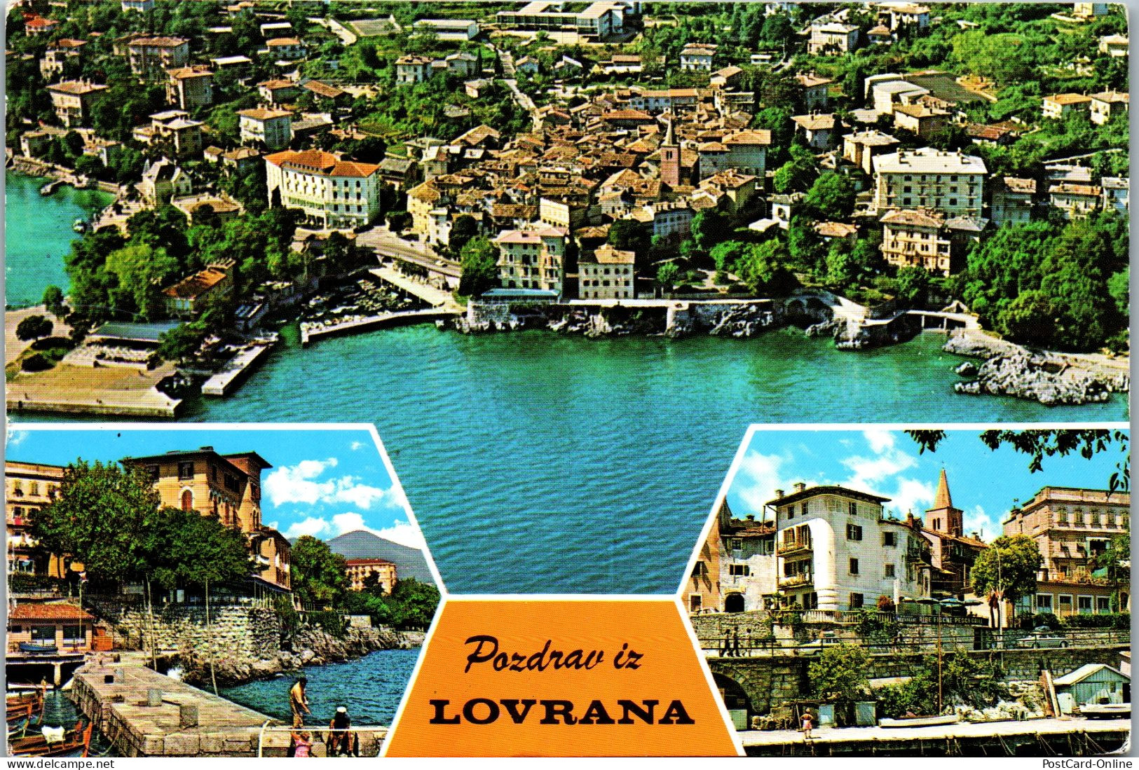 51366 - Kroatien - Lovran , Mehrbildkarte , Panorama - Gelaufen 1984 - Croatia