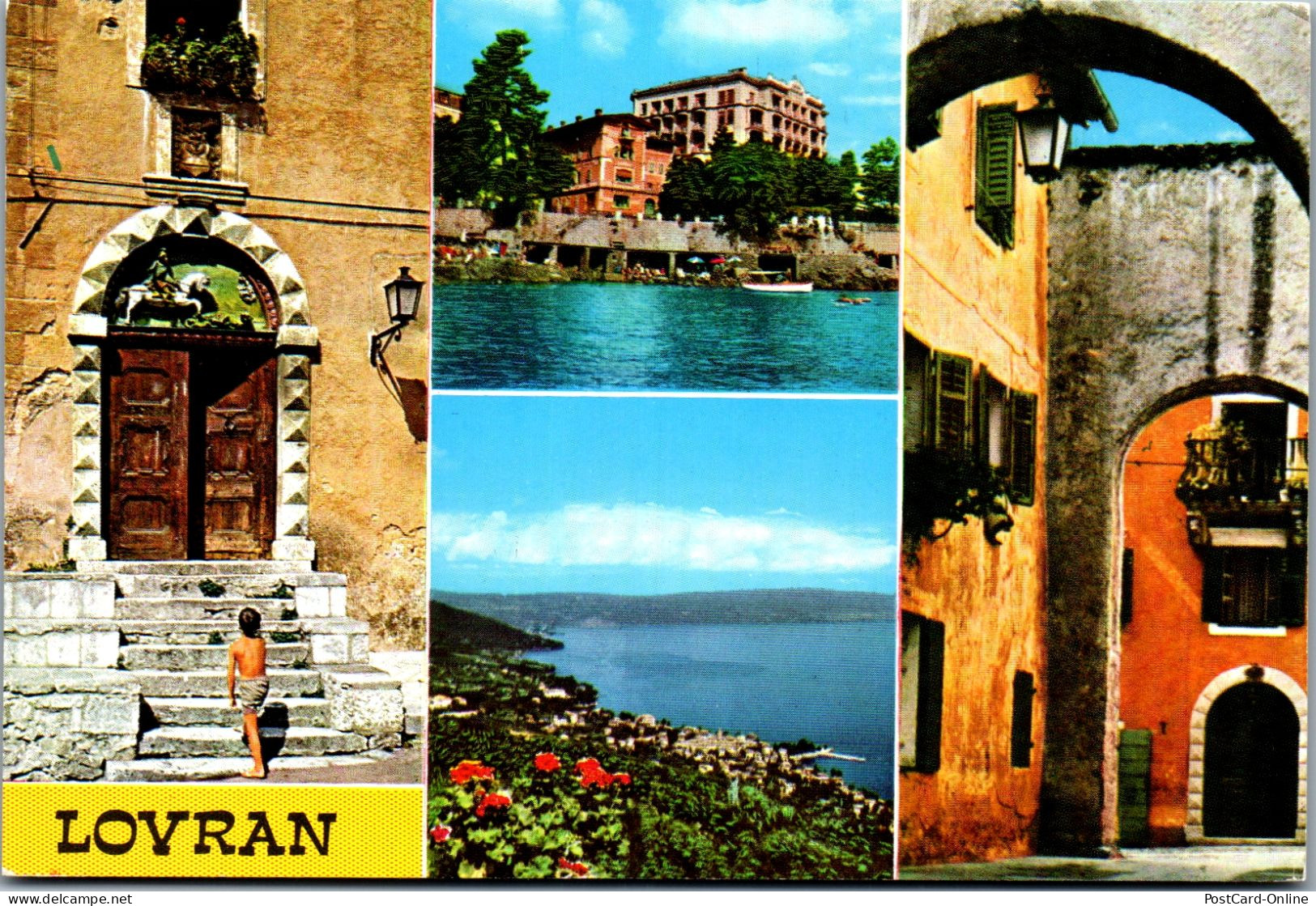 51364 - Kroatien - Lovran , Mehrbildkarte - Gelaufen 1984 - Kroatien