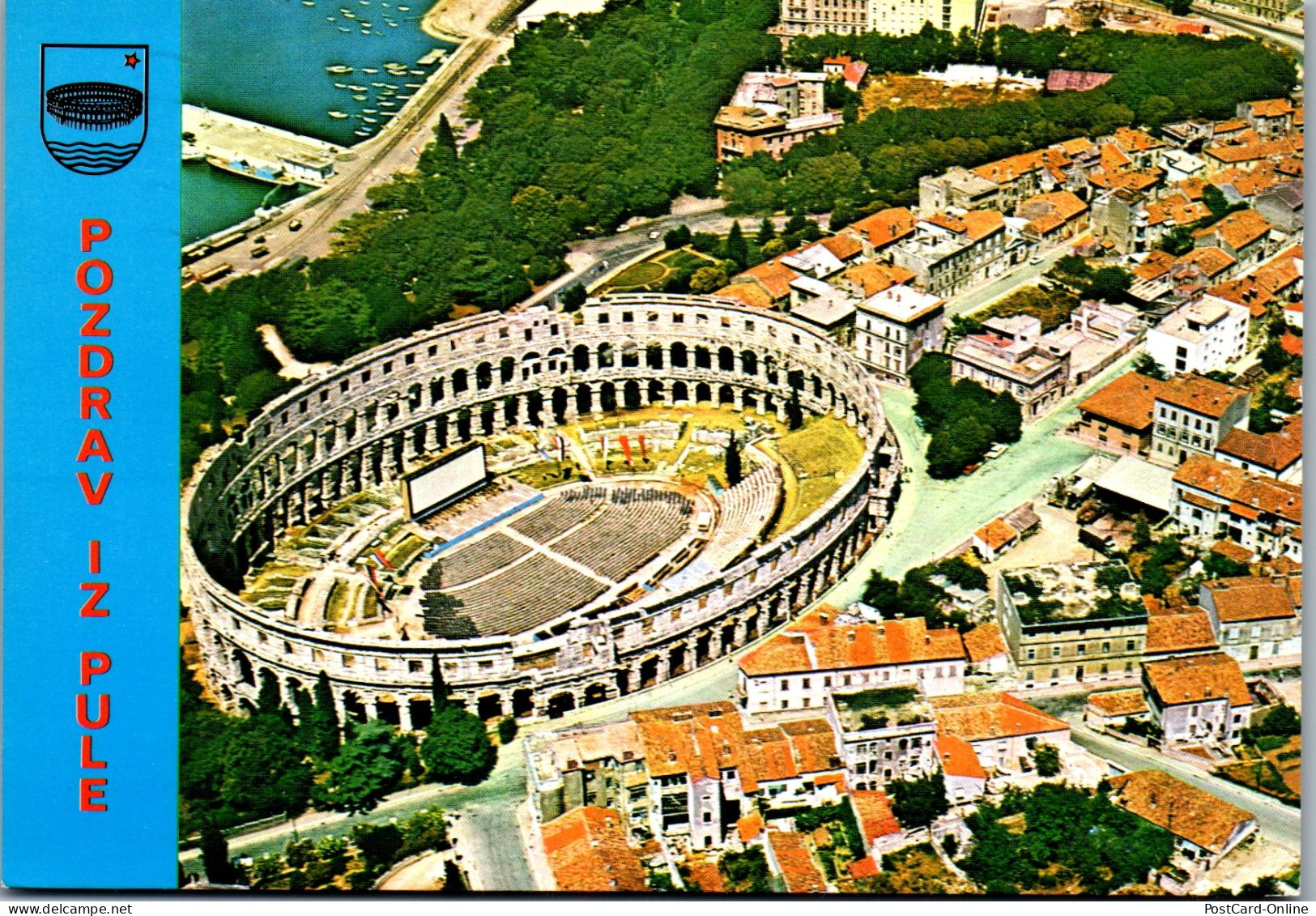 51357 - Kroatien - Pula , Amfiteater , Amphitheater - Gelaufen 1981 - Kroatien