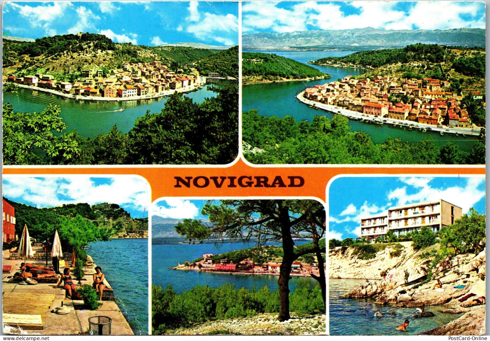 51343 - Kroatien - Novigrad , Mehrbildkarte - Gelaufen 1982 - Kroatien