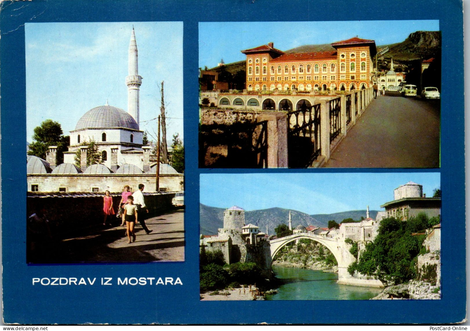 51339 - Bosnien Herzegovina - Mostar , Mehrbildkarte - Gelaufen 1970 - Bosnie-Herzegovine