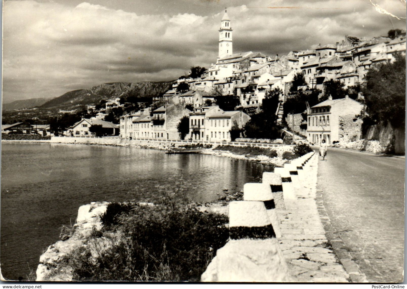 51320 - Kroatien - Novi Vinodolski , Novi Vinodol , View , Panorama - Gelaufen 1958 - Croatia