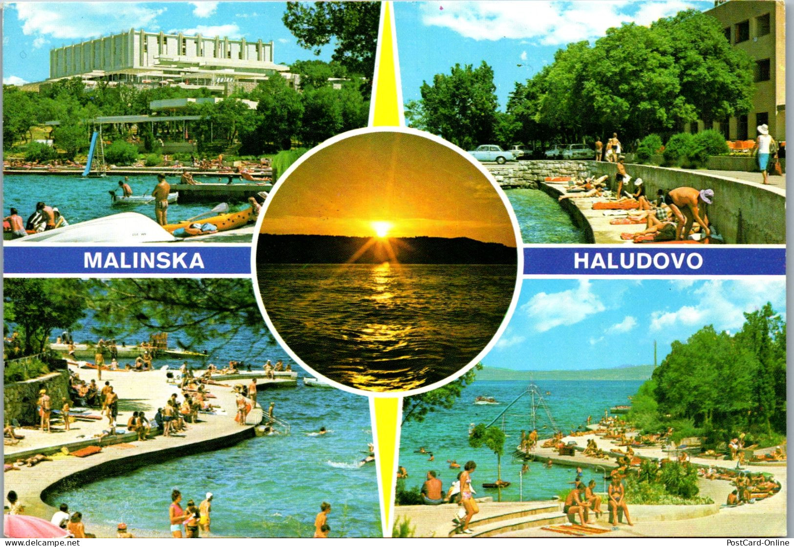 51315 - Kroatien - Malinska , Haludovo , Mehrbildkarte - Gelaufen 1985 - Croatia