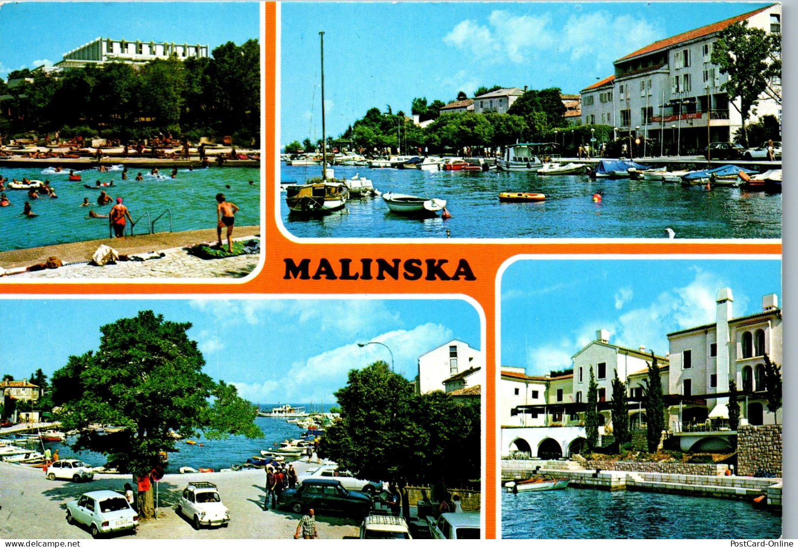 51314 - Kroatien - Malinska , Haludovo , Mehrbildkarte - Gelaufen 1979 - Croazia