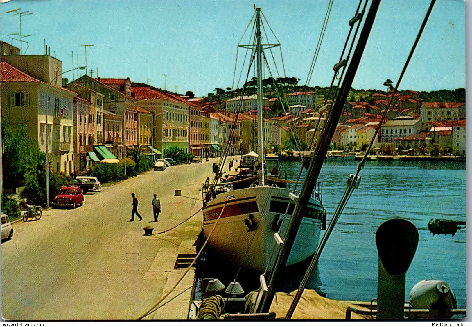 51300 - Kroatien - Mali Losinj , View , Segelboot - Gelaufen 1971 - Croazia