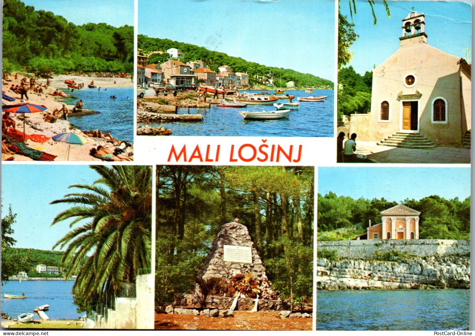 51303 - Kroatien - Mali Losinj , Mehrbildkarte - Gelaufen 1972 - Croatia