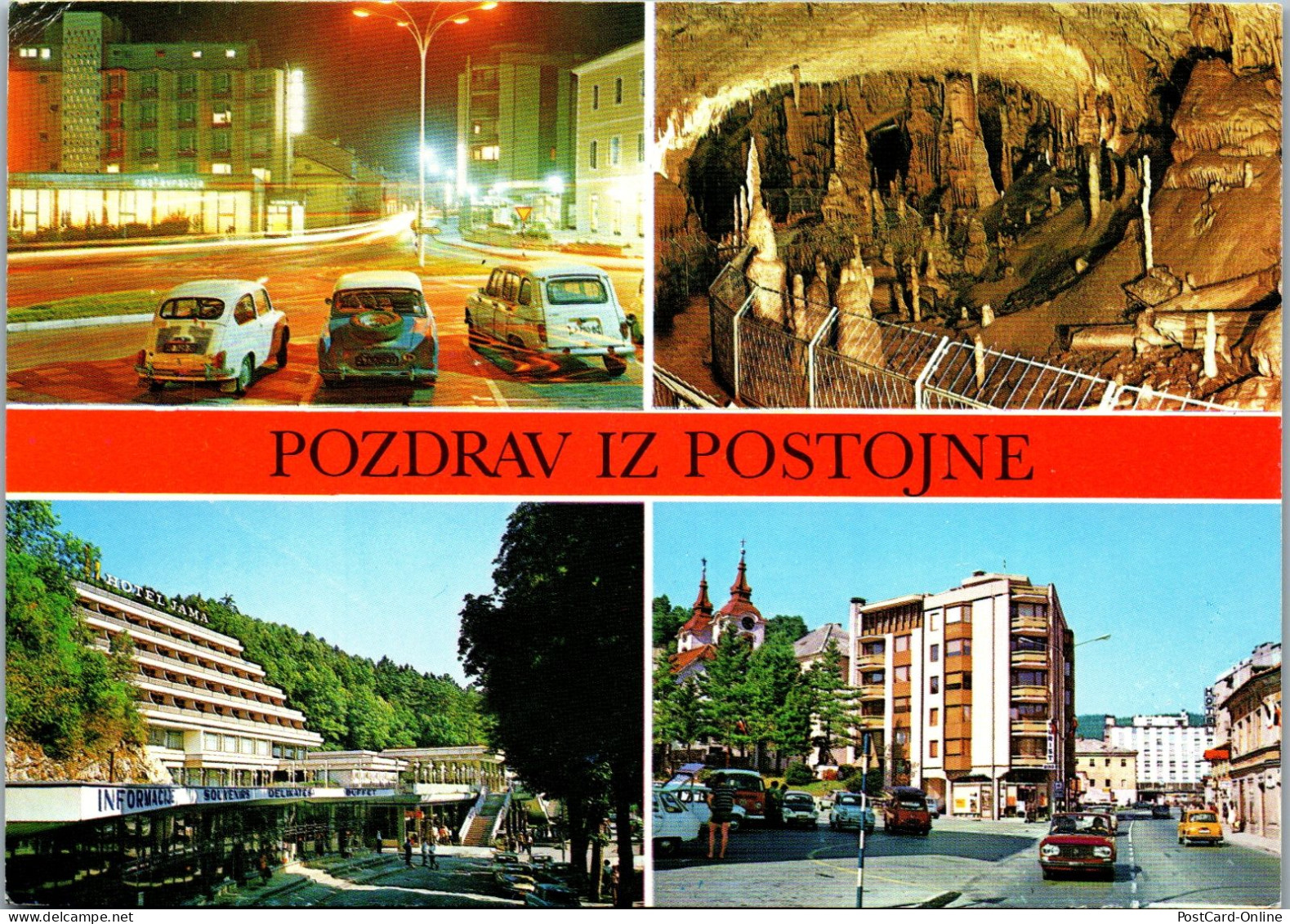 51271 - Slowenien - Postojna , Mehrbildkarte , Auto Renault - Gelaufen 1984 - Slovenia