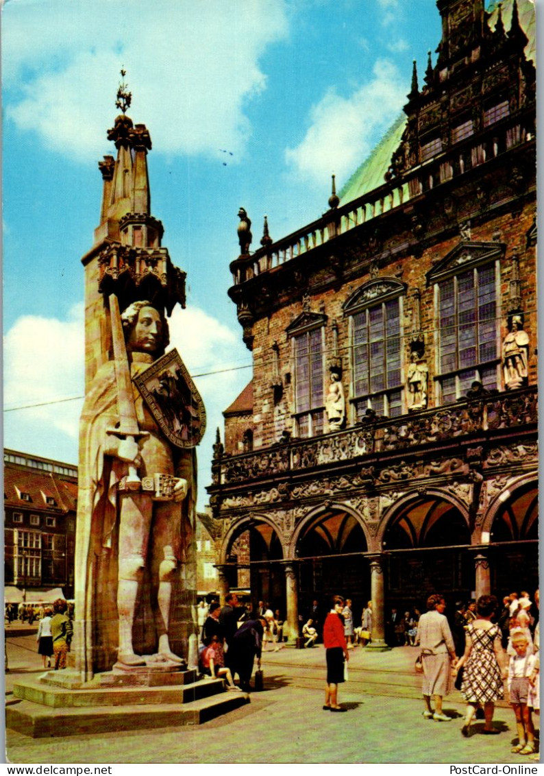 51261 - Deutschland - Bremen , Roland Und Rathaus - Gelaufen  - Bremen