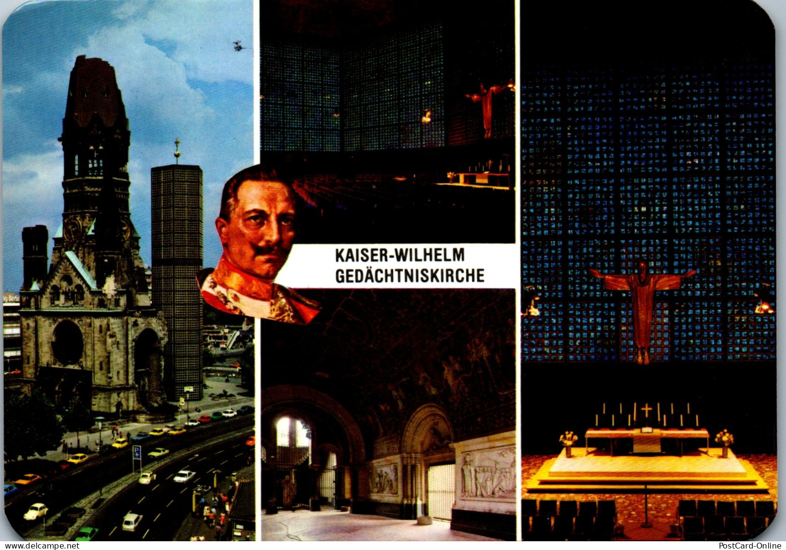 51265 - Deutschland - Berlin , Kaiser Wilhelm Gedächtniskirche - Gelaufen 1987 - Autres & Non Classés