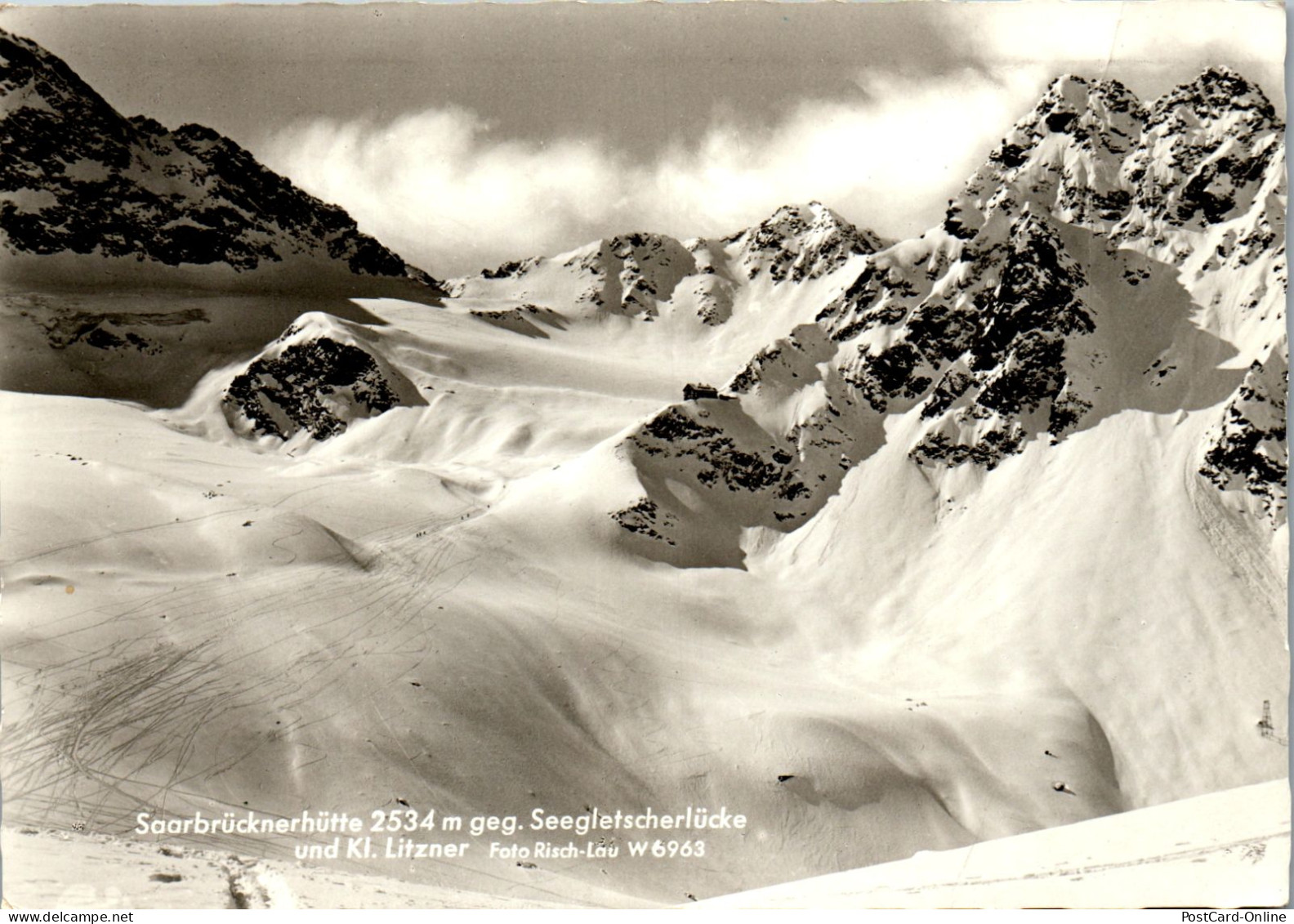 52006 - Vorarlberg - Partenen , Saarbrücknerhütte Geg. Seegletscherlücke Und Kl. Litzner - Gelaufen 1963 - Gaschurn