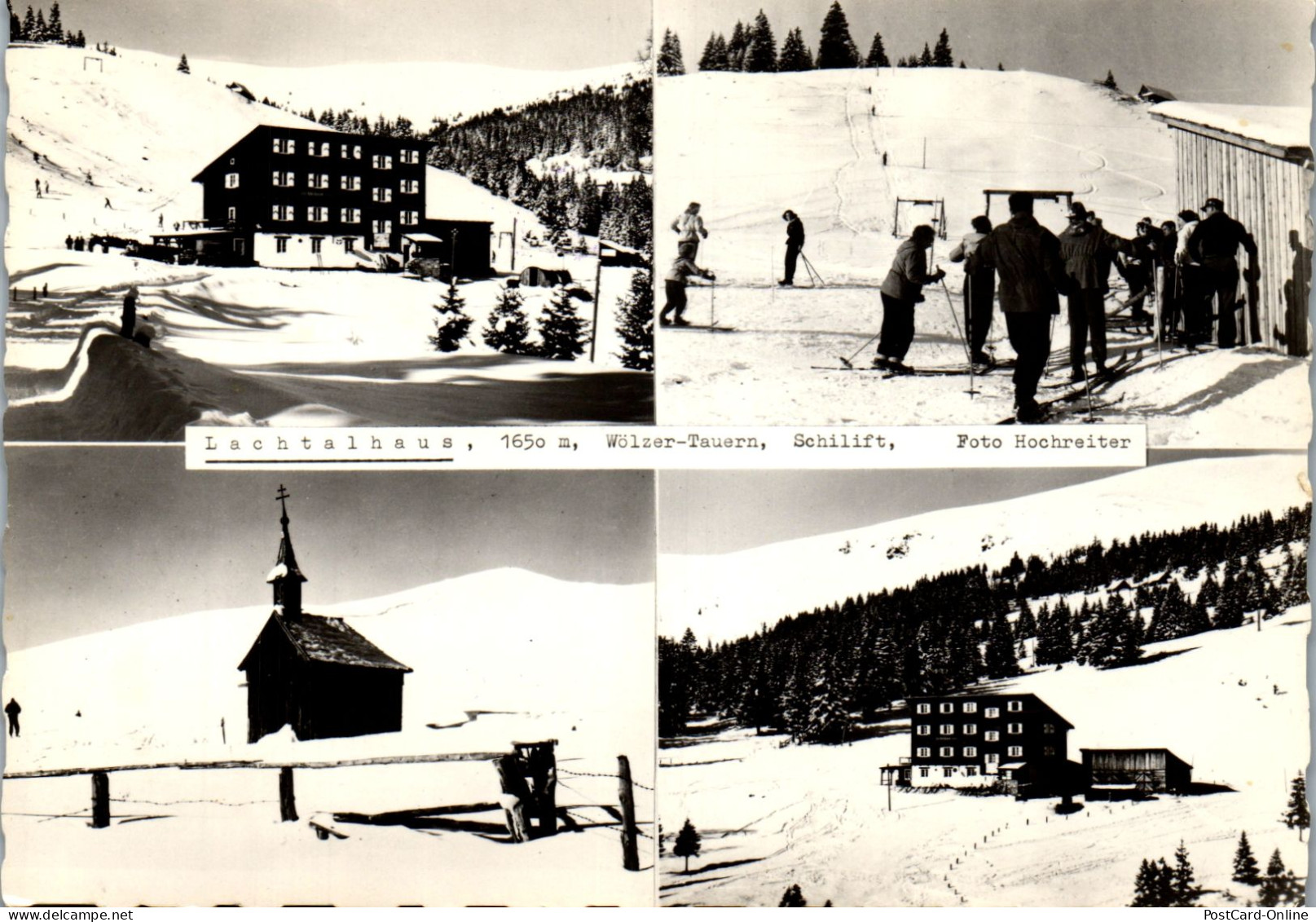 51992 - Steiermark - Murau , Niederwölz , Wölzer Tauern , Lachtalhaus , Lachtal , Schilift - Gelaufen 1961 - Other & Unclassified