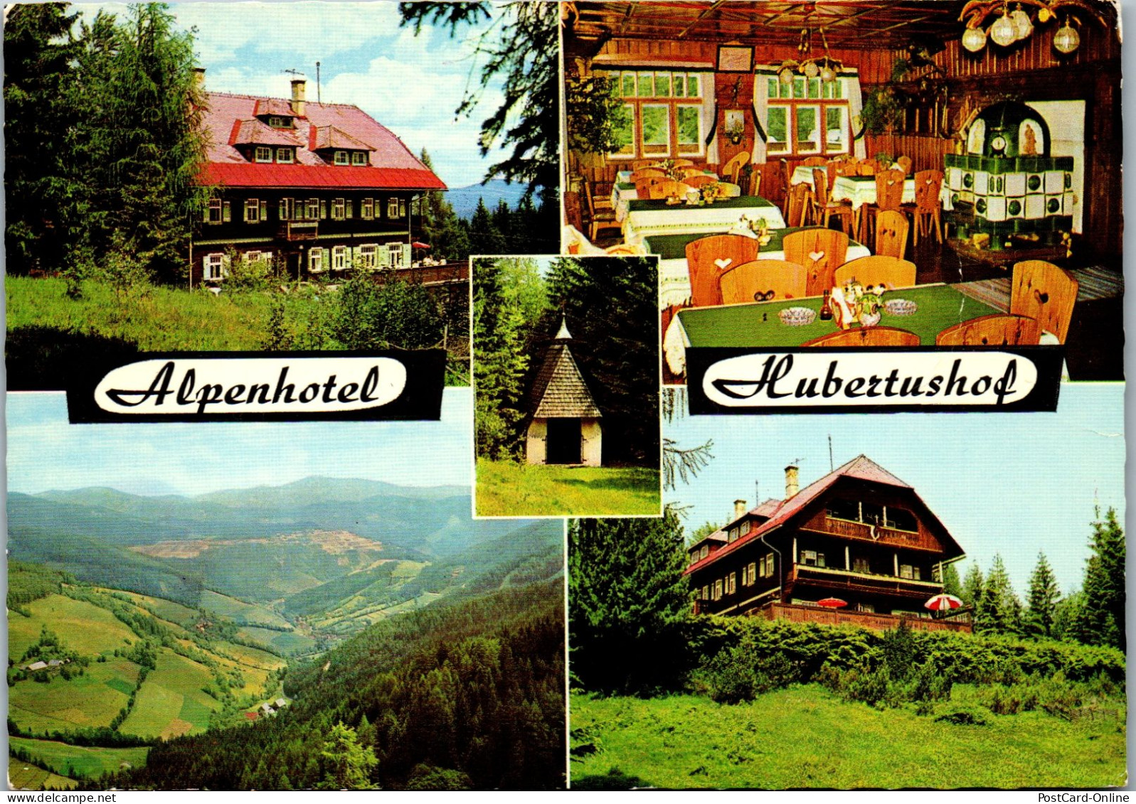 51985 - Steiermark - Wartberg , Mürztal , Alpenhotel Hotel Pension Hubertushof - Nicht Gelaufen  - Mürzzuschlag