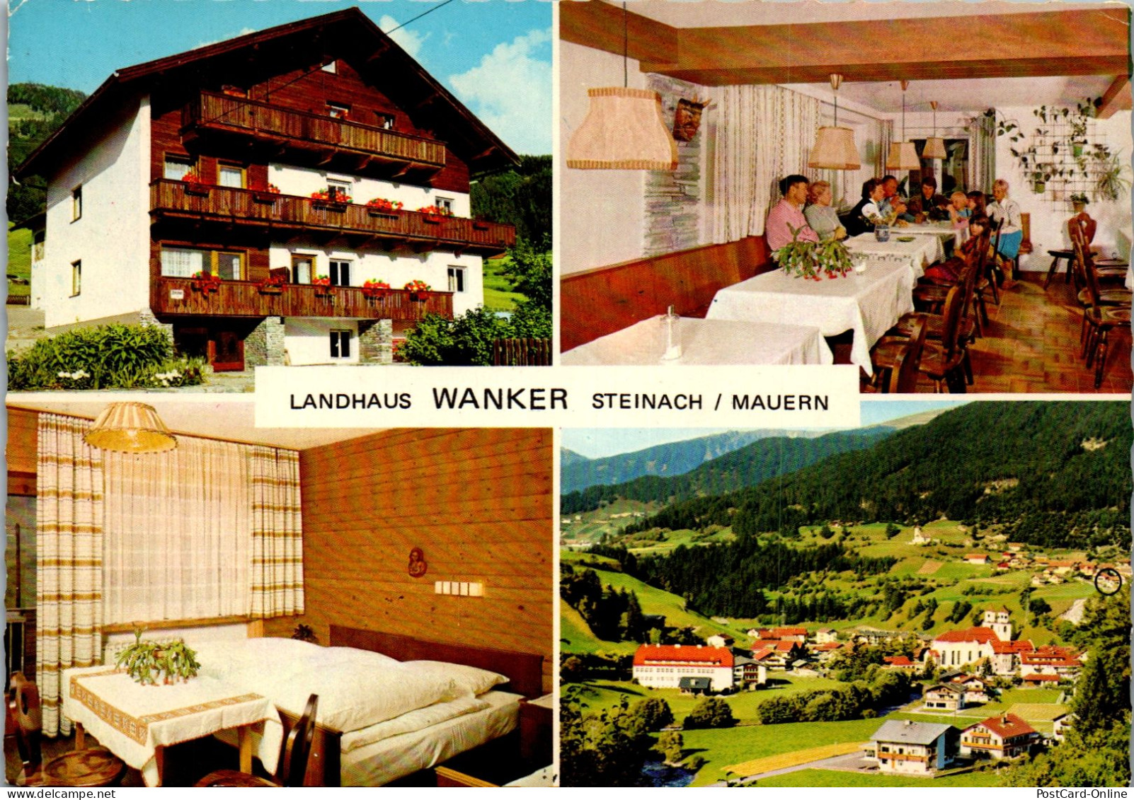51956 - Tirol - Steinach , Mauern , Landhaus Wanker , Bes. Fam. Wanker - Gelaufen 1975 - Steinach Am Brenner