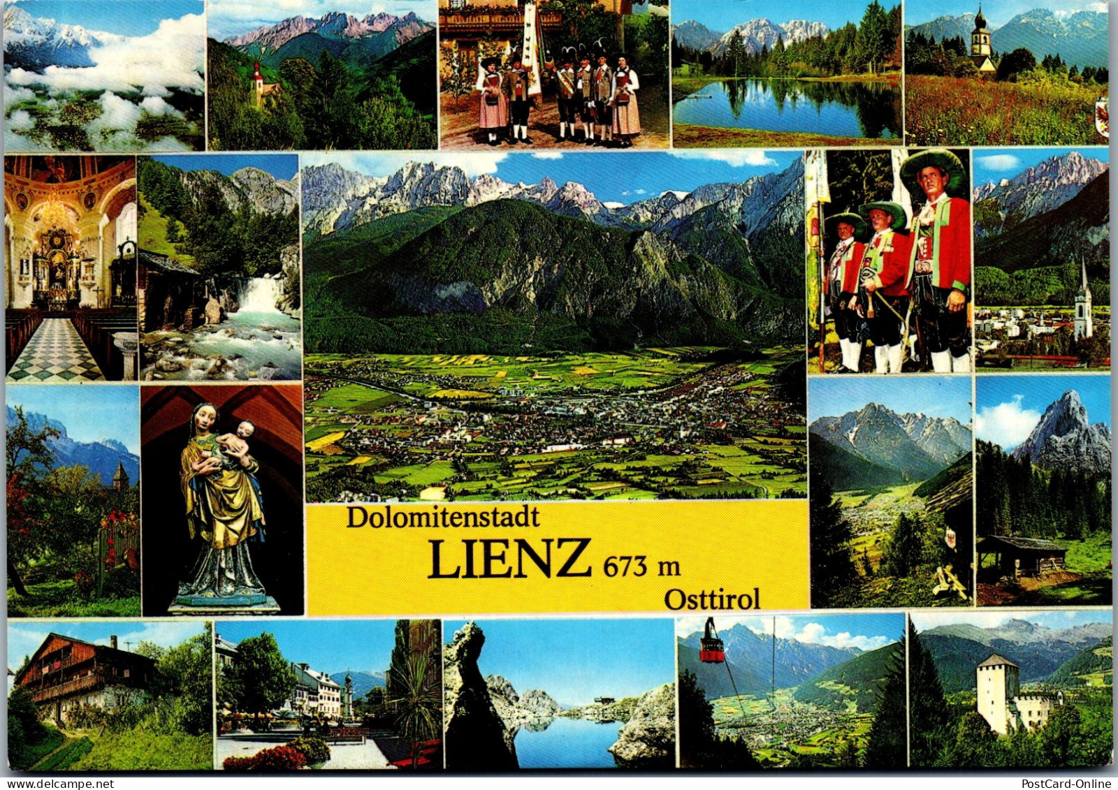 51939 - Tirol - Lienz , Mehrbildkarte - Gelaufen  - Lienz