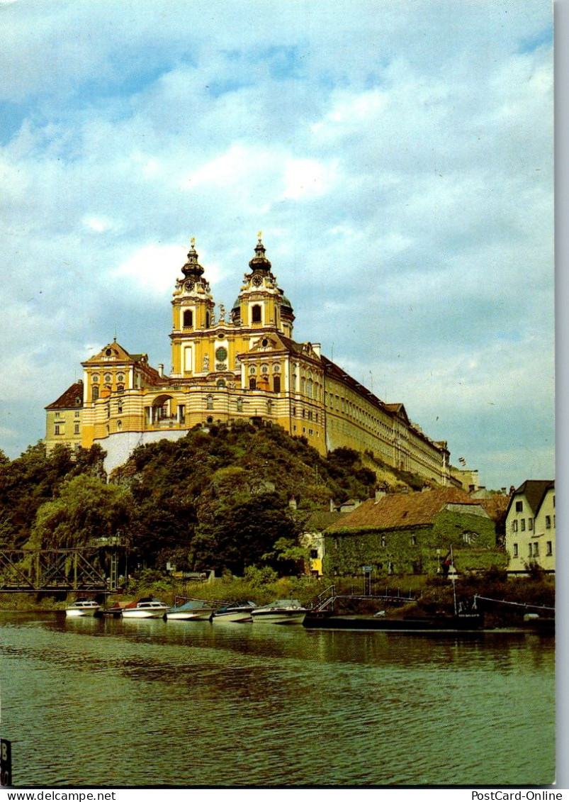 51936 - Niederösterreich - Melk , Stift Melk Von Westen - Gelaufen 1982 - Melk