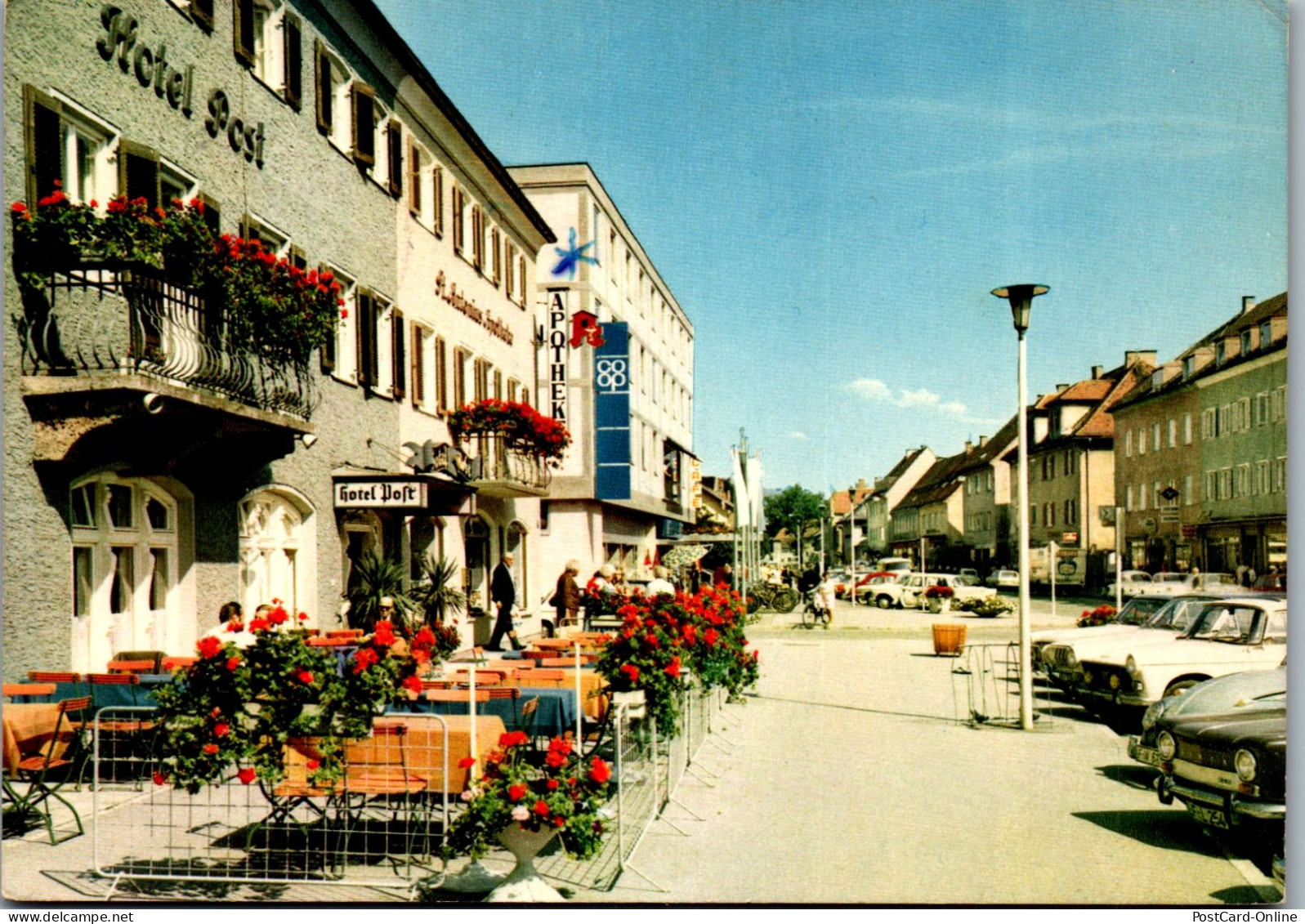 51911 - Deutschland - Freilassing , Hauptstrasse , Hotel Post - Gelaufen 1971 - Freilassing