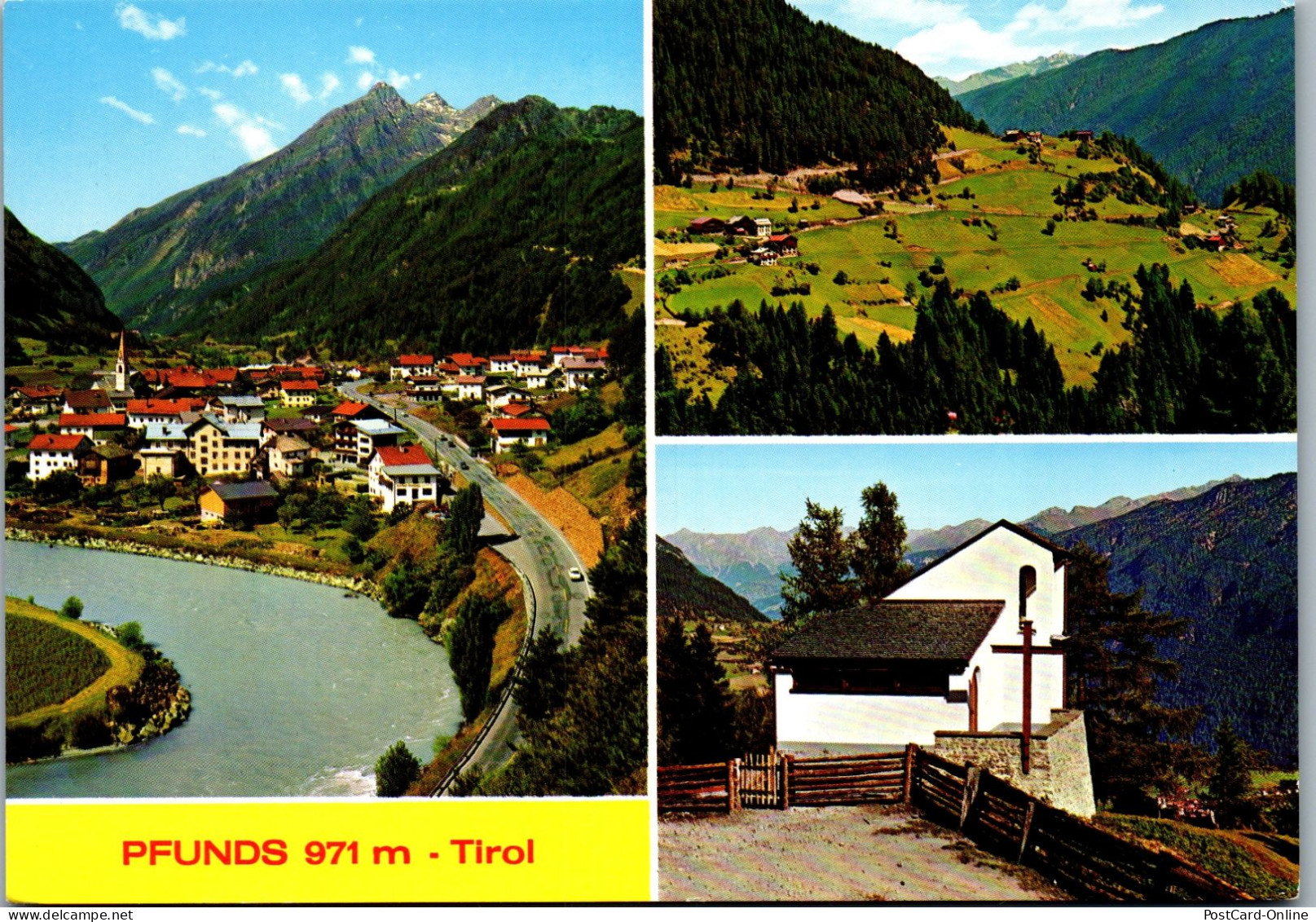 51888 - Tirol - Pfunds , Mehrbildkarte - Gelaufen  - Landeck