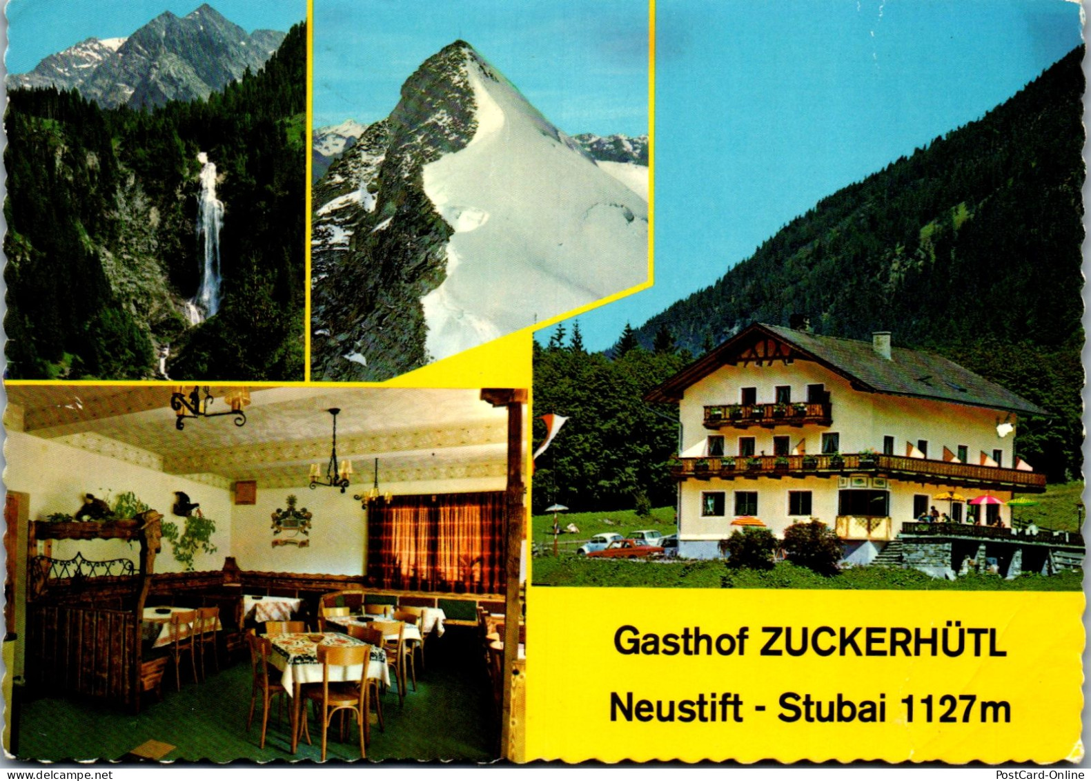 51879 - Tirol - Neustift , Im Stubai , Gasthof Pension Zuckerhütl , H. U. M. Volderauer - Gelaufen  - Neustift Im Stubaital