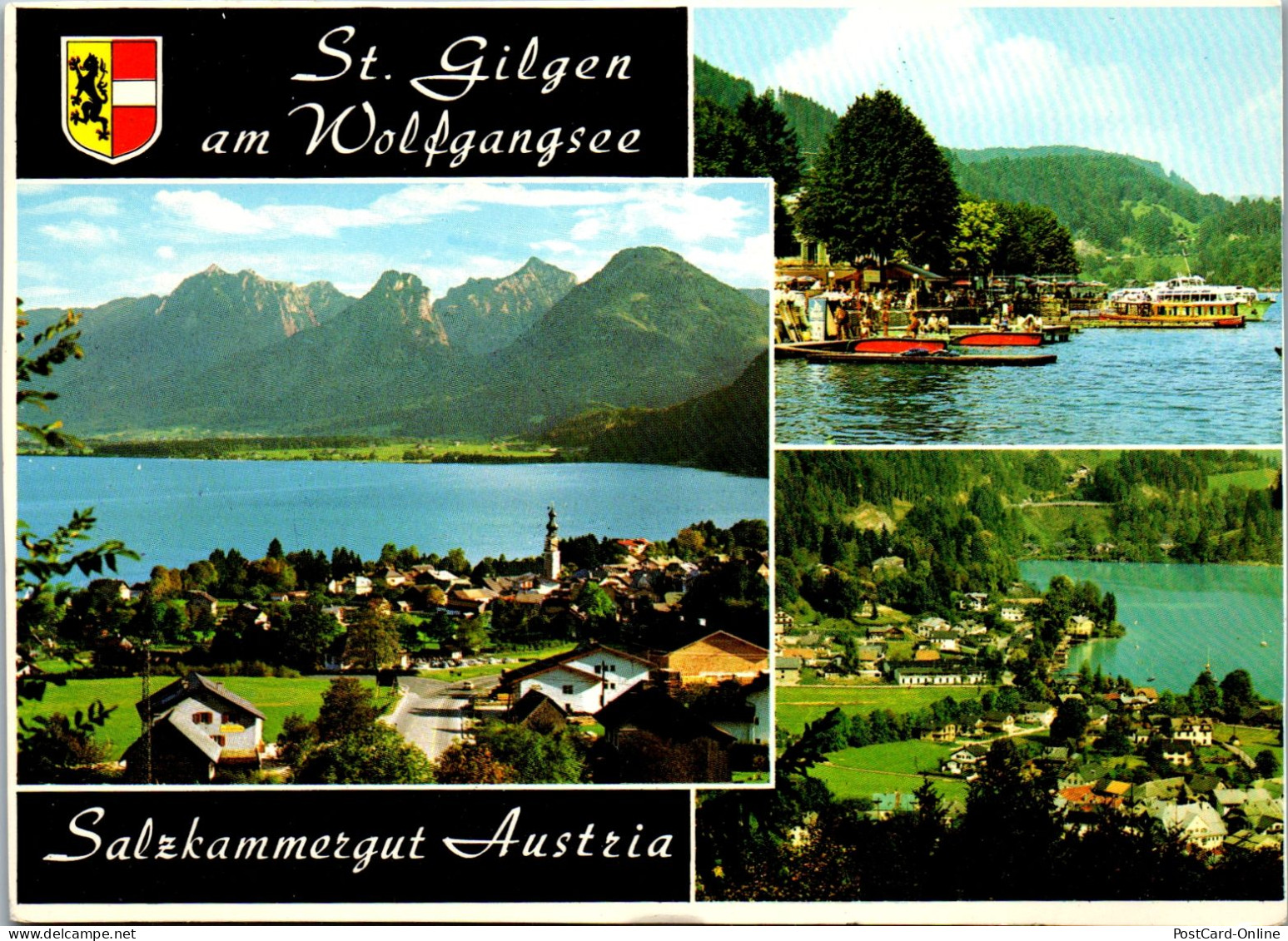 51873 - Salzburg - St. Gilgen , Am Wolfgangsee , Mehrbildkarte - Nicht Gelaufen  - St. Gilgen