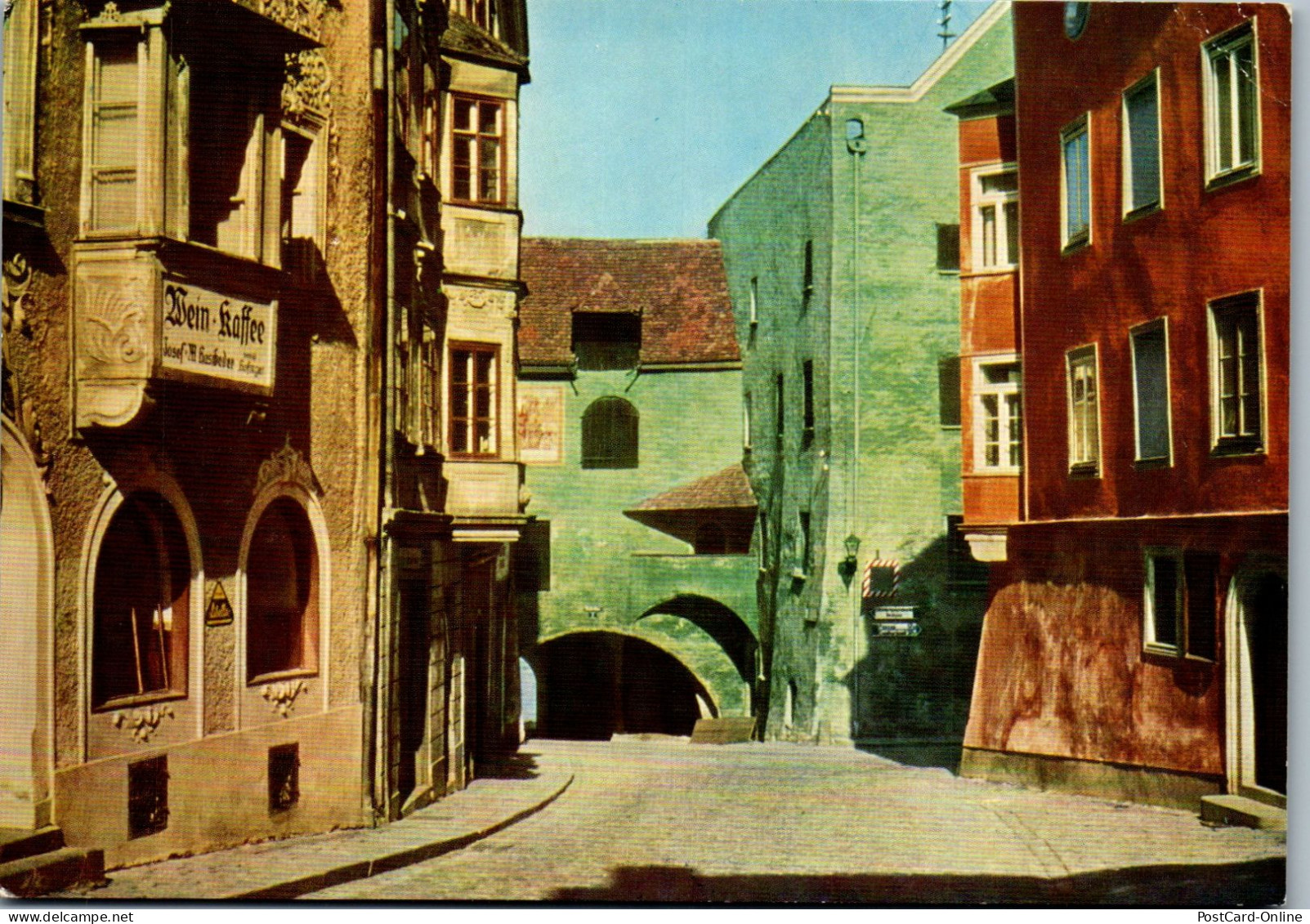 51856 - Oberösterreich - Schärding , Ansicht Aus Der Stadt - Gelaufen 1963 - Schärding