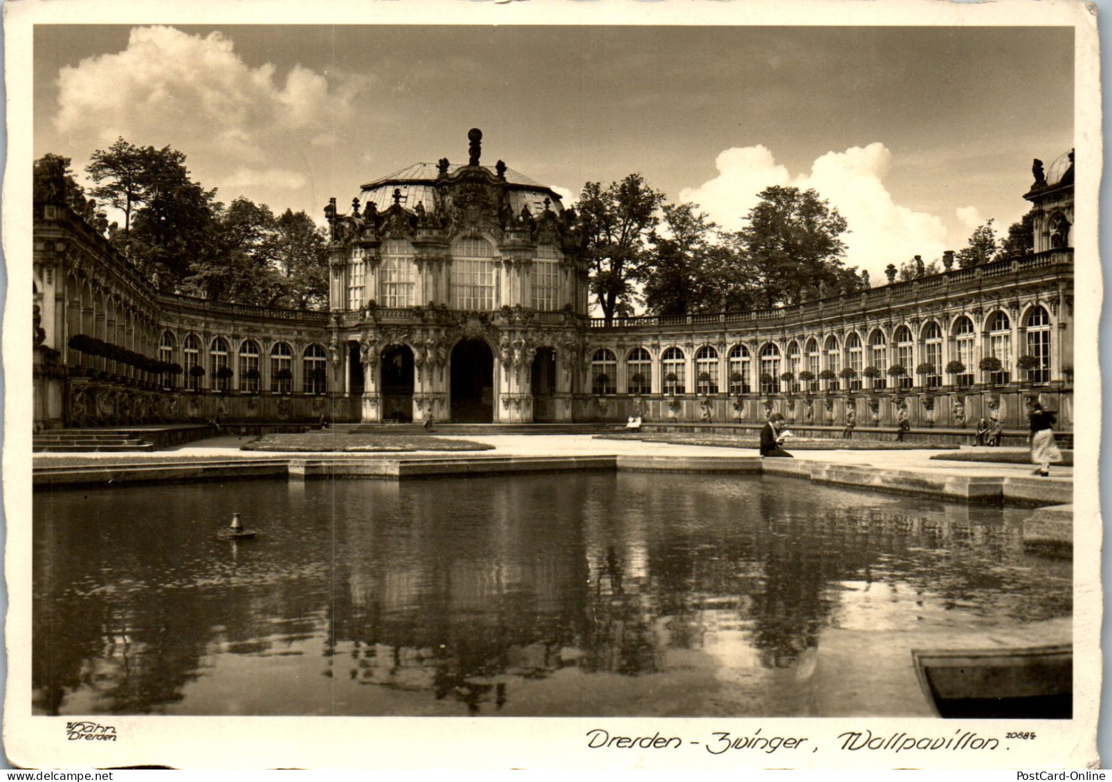 51827 - Deutschland - Dresden , Zwinger , Wallpavillon - Gelaufen 1940 - Dresden