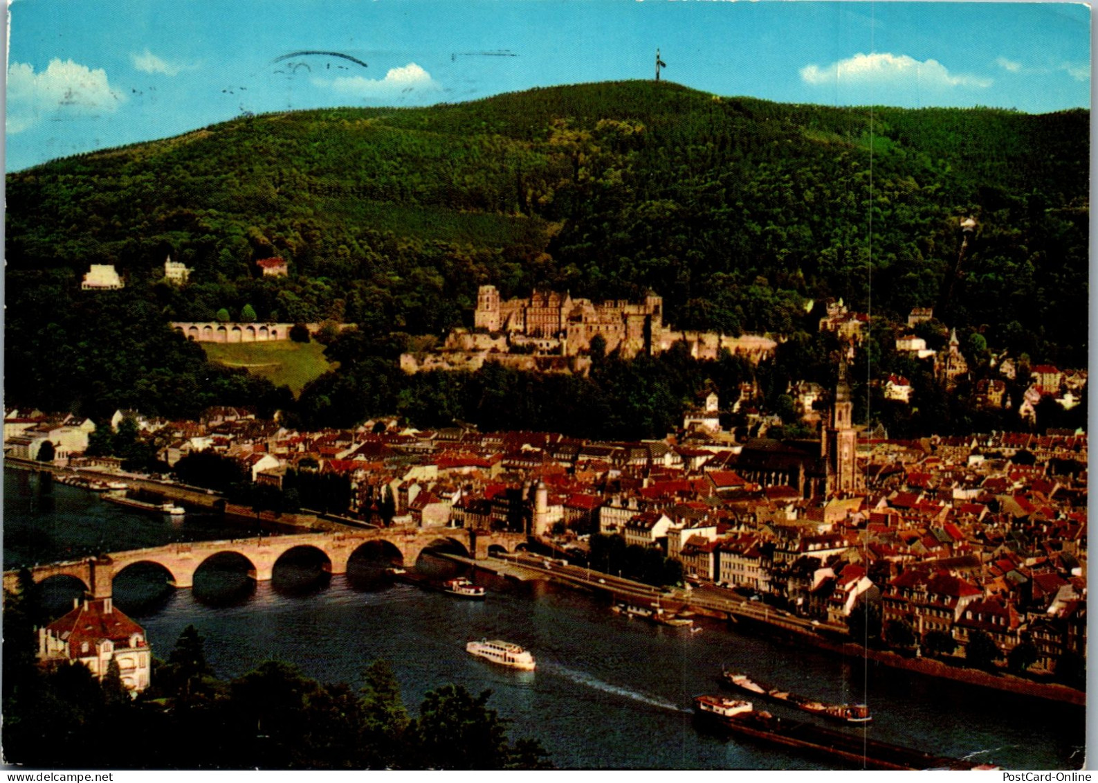 51824 - Deutschland - Heidelberg , Blick Vom Philosophenweg - Gelaufen 1977 - Heidelberg