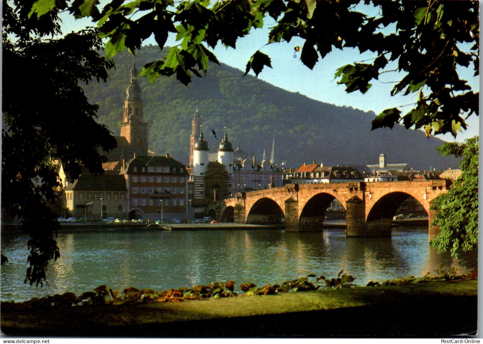 51821 - Deutschland - Heidelberg , Blick Auf Brücke Und Altstadt - Gelaufen 1981 - Heidelberg