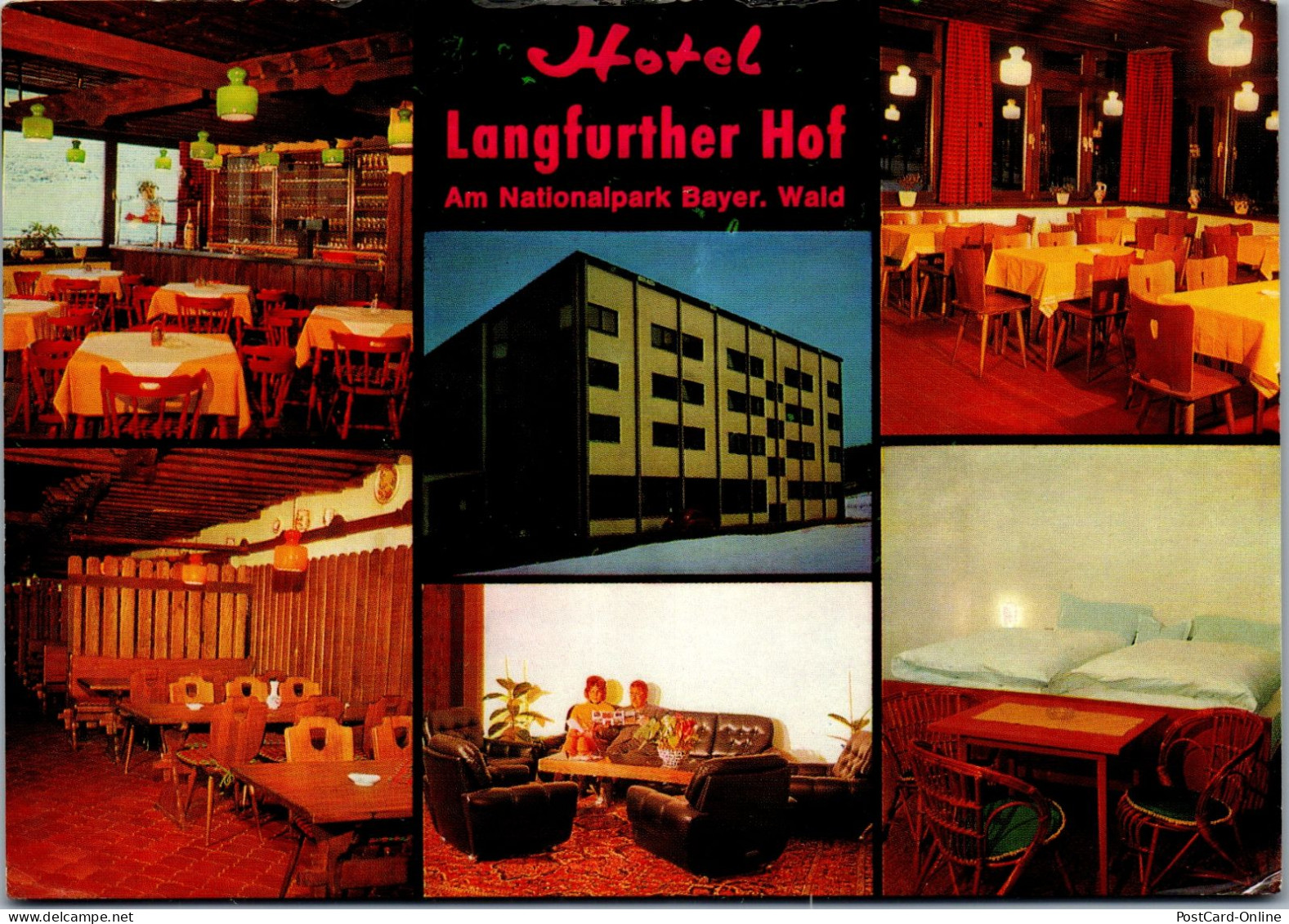 51813 - Deutschland - Langfurth , über Deggendorf , Hotel Langfurther Hof - Gelaufen 1971 - Deggendorf