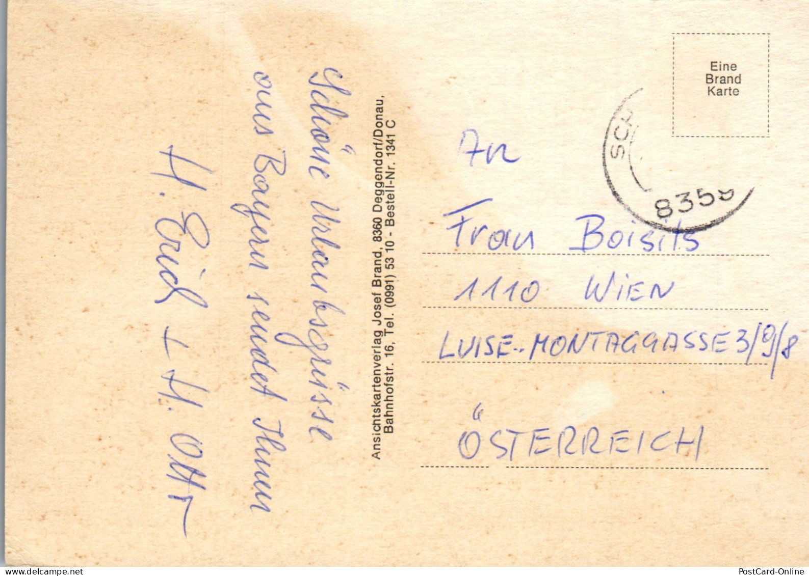 51815 - Deutschland - Brotjacklriegel , Bichelstein , Langfurth , Mehrbildkarte - Gelaufen  - Deggendorf