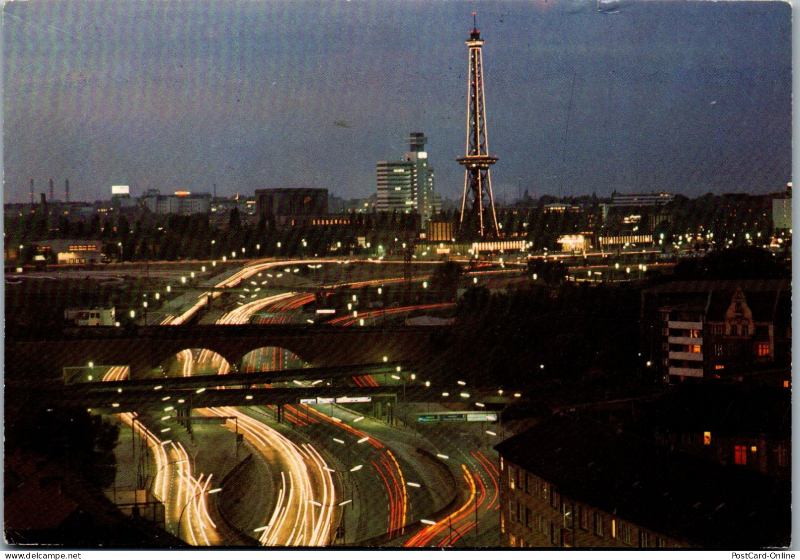 51807 - Deutschland - Berlin , Stadtautobahn Mit Funkturm - Gelaufen 1979 - Autres & Non Classés