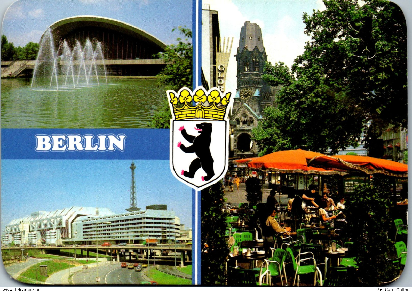 51803 - Deutschland - Berlin , Kongresshalle , ICC , Kaiser Wilhelm Gedächtniskirche - Gelaufen  - Autres & Non Classés