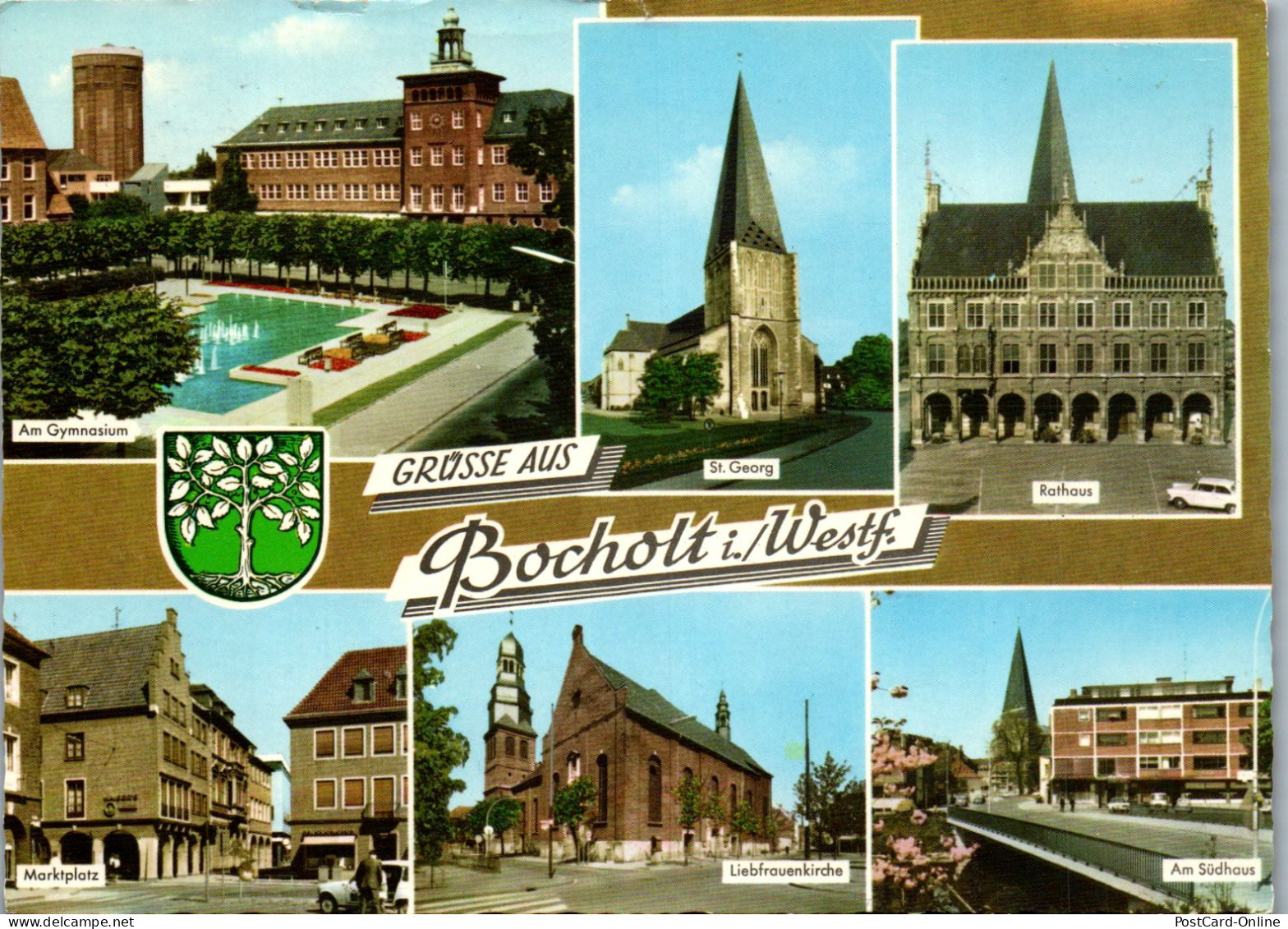 51792 - Deutschland - Bocholt , Westfalen , Mehrbildkarte - Gelaufen 1972 - Bocholt