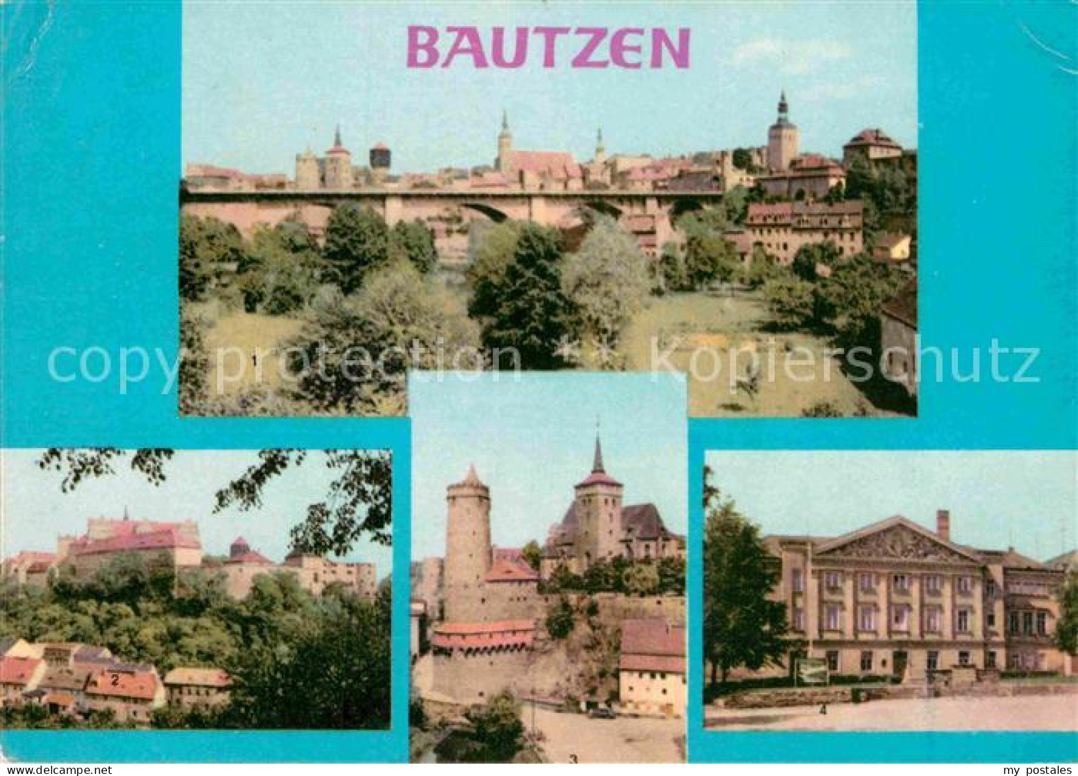 72891164 Bautzen Friedensbruecke Ortenburg Alte Wasserkunst Stadttheater Bautzen - Bautzen